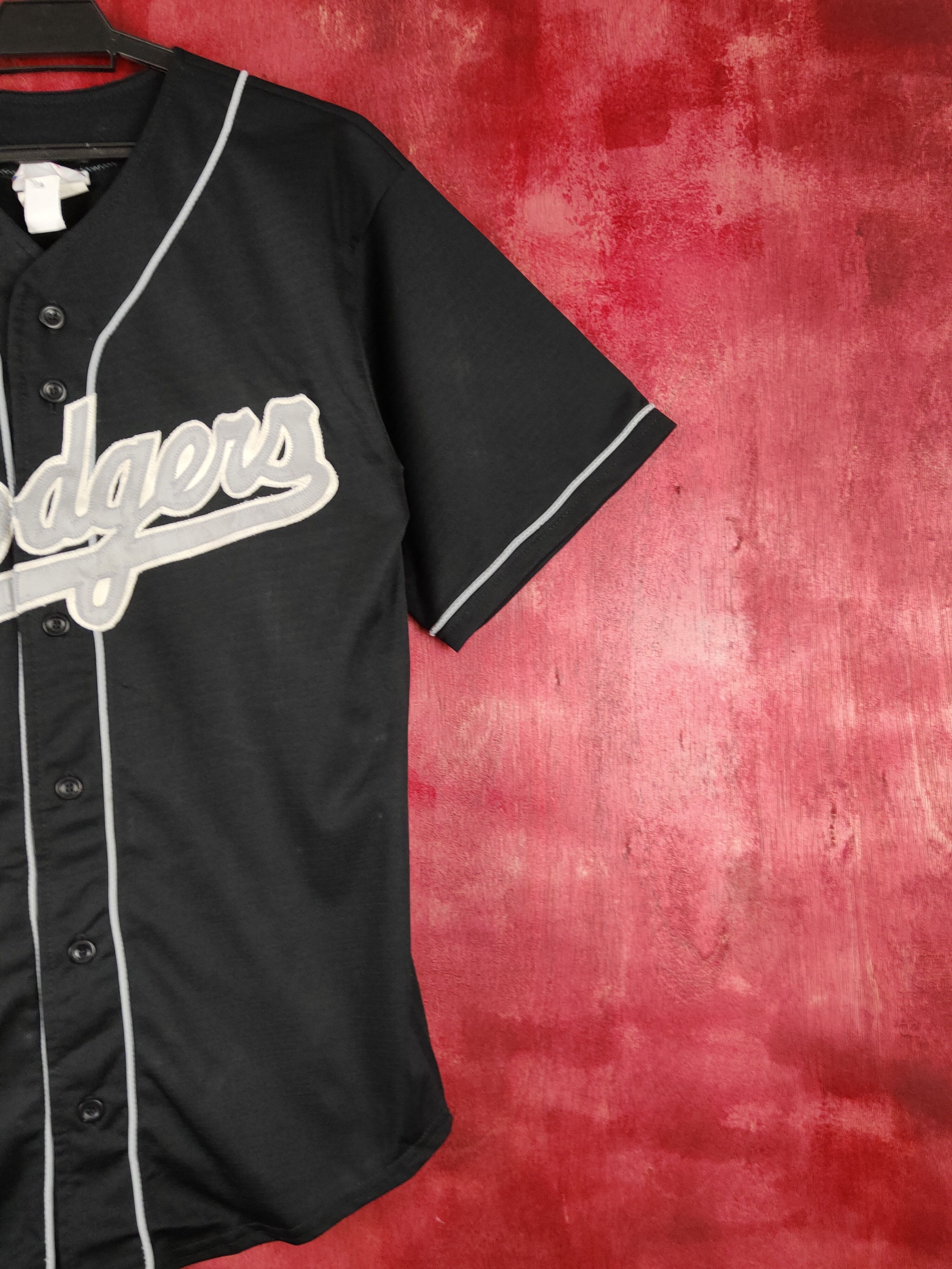 MLB DL Team Work-Atheletic Apparel dodgers LA Black Jersey #S337 Size US M / EU 48-50 / 2 - 5 Thumbnail