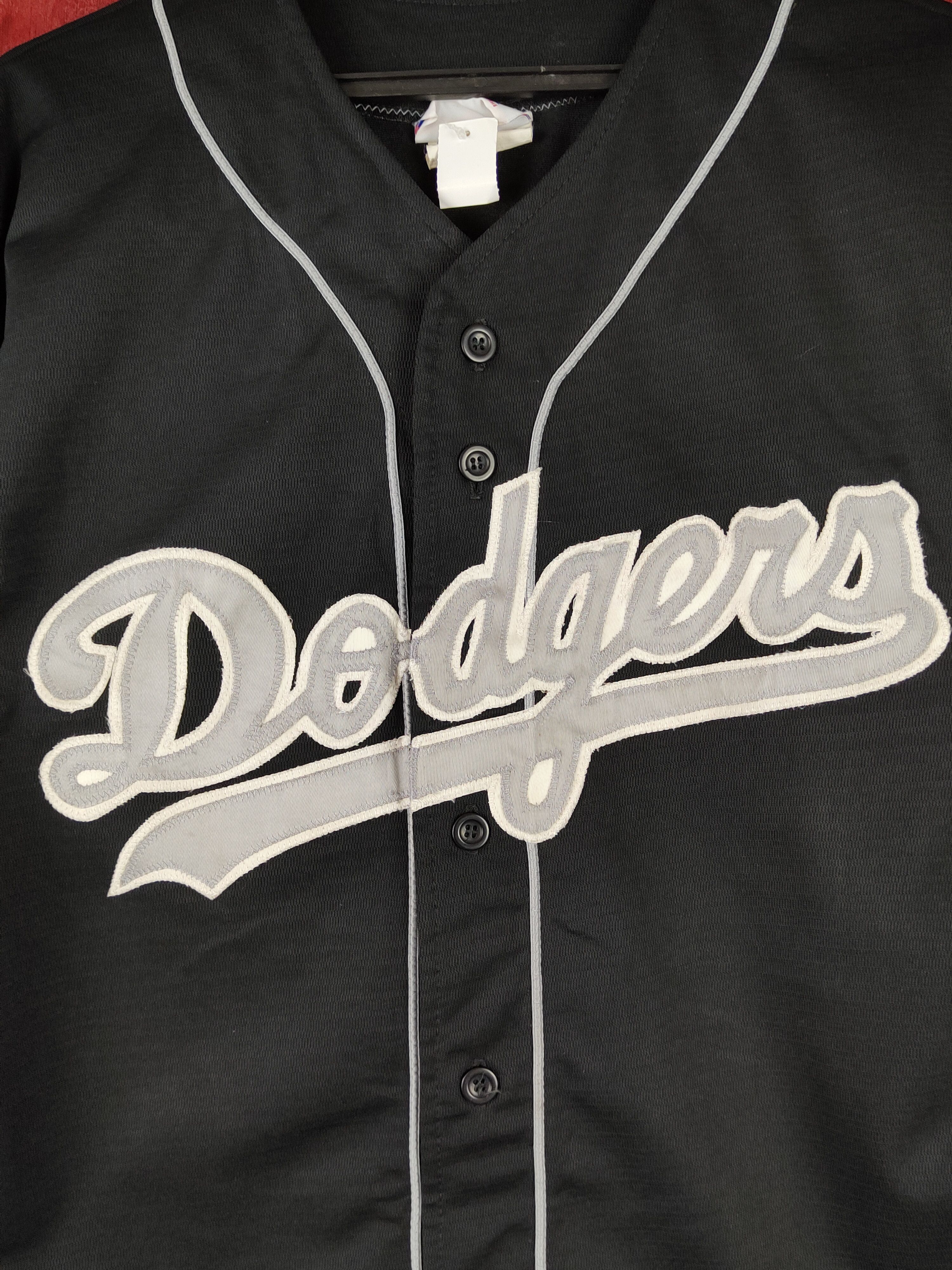 MLB DL Team Work-Atheletic Apparel dodgers LA Black Jersey #S337 Size US M / EU 48-50 / 2 - 3 Thumbnail