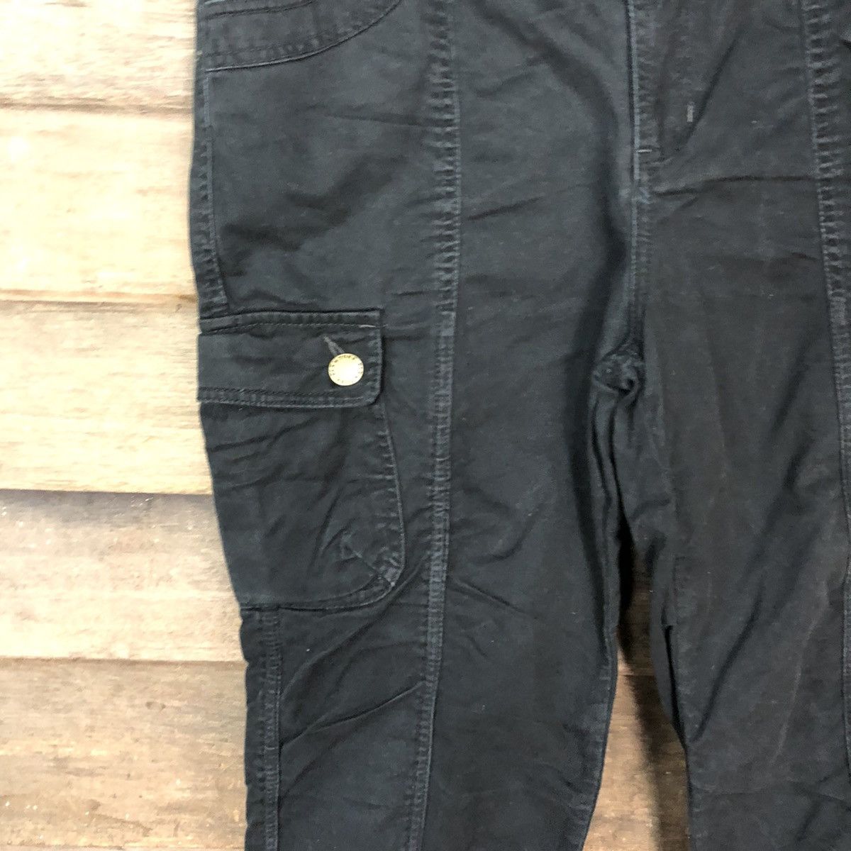 Japanese Brand Plymtere Dark blue multipocket tactical Cargo Pants #4464 Size US 30 / EU 46 - 6 Thumbnail