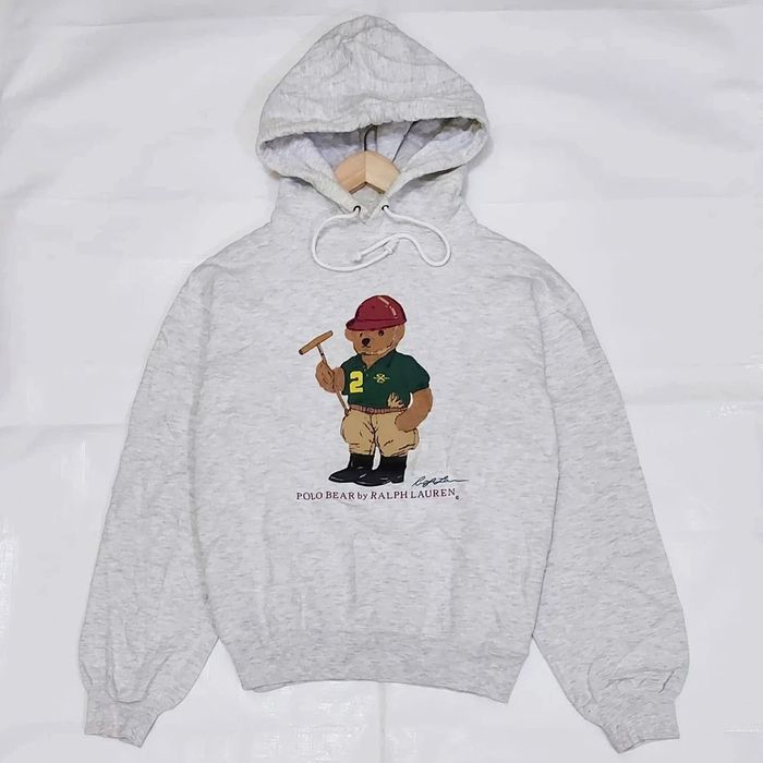 Vintage polo bear outlet hoodie