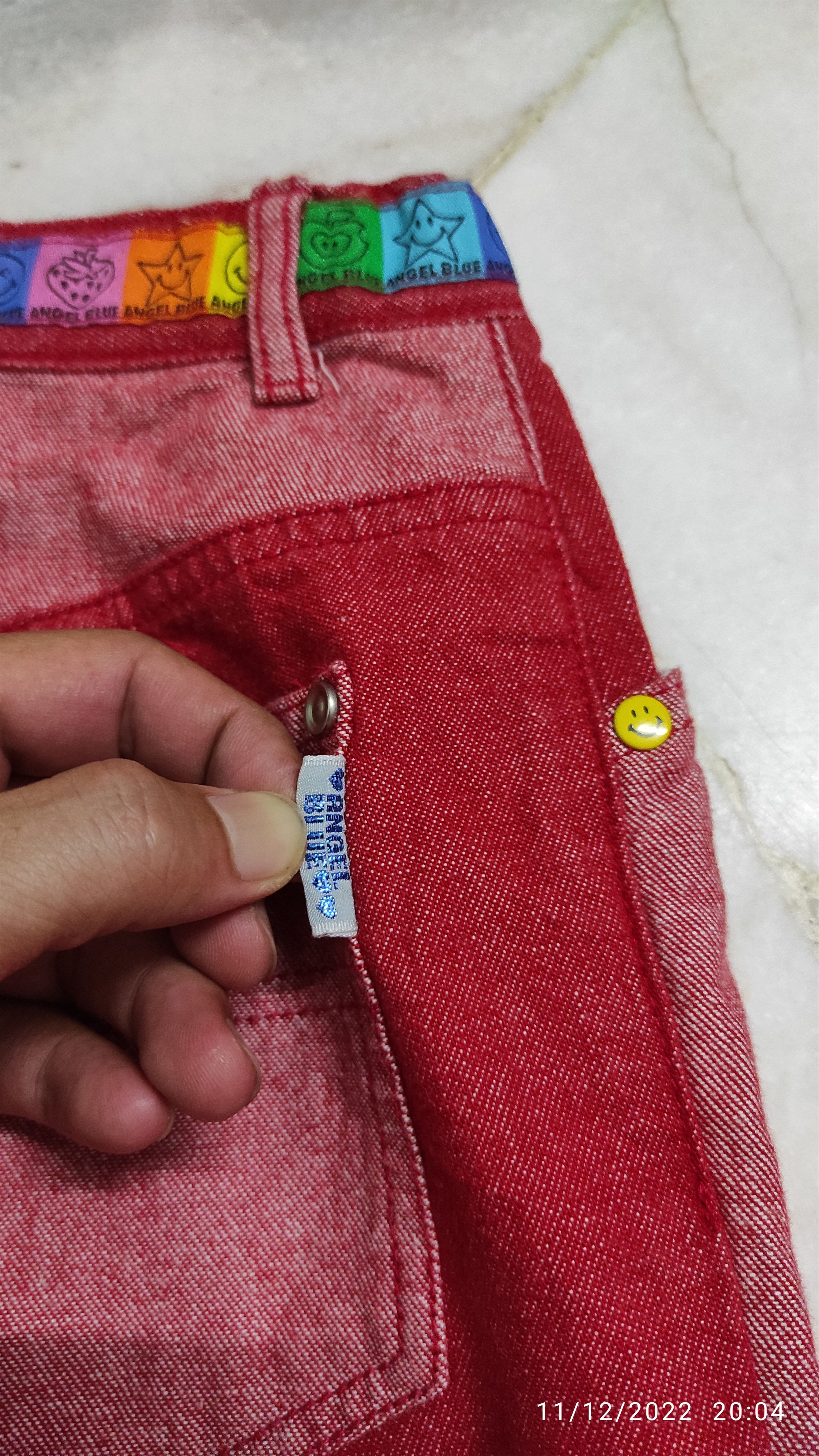 Angel Blue Angel Blue Girl denim high rise Peter Max trousers Size 27" / US 4 / IT 40 - 6 Thumbnail