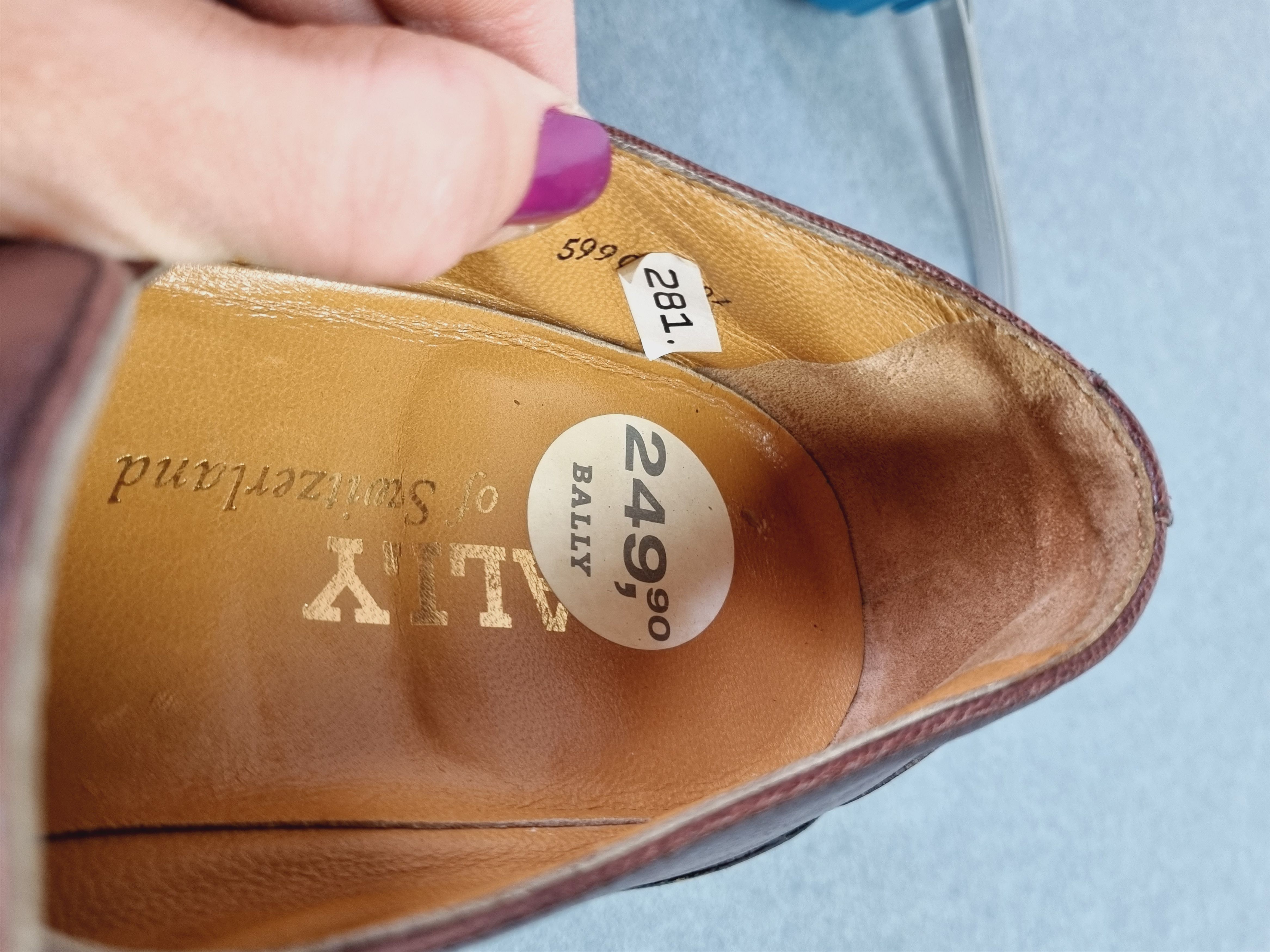 Bally × Vintage BALLY of Switzerland Leather Loafers Colmar Moc Toe Size US 6 / EU 39 - 12 Thumbnail
