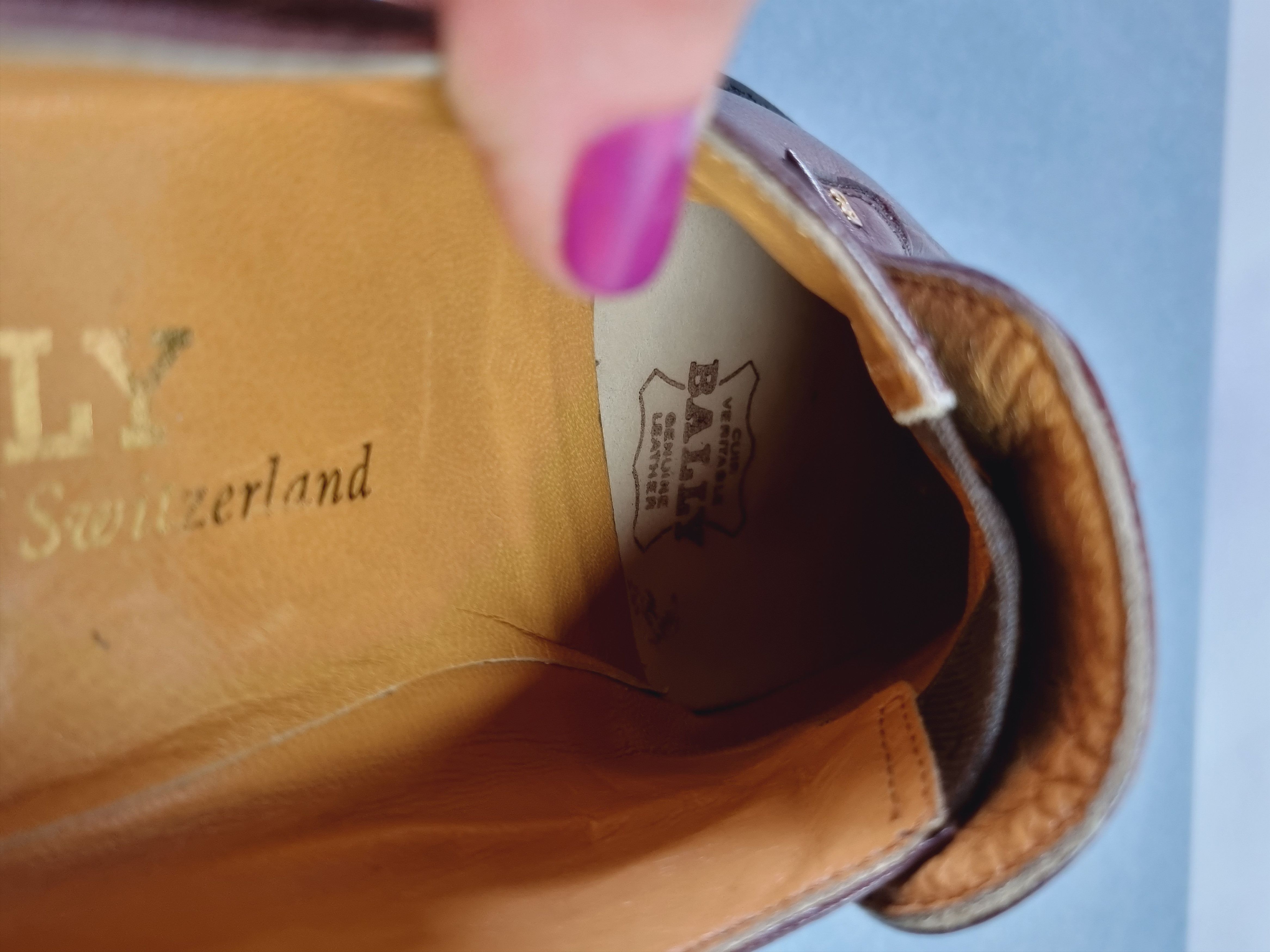 Bally × Vintage BALLY of Switzerland Leather Loafers Colmar Moc Toe Size US 6 / EU 39 - 14 Thumbnail
