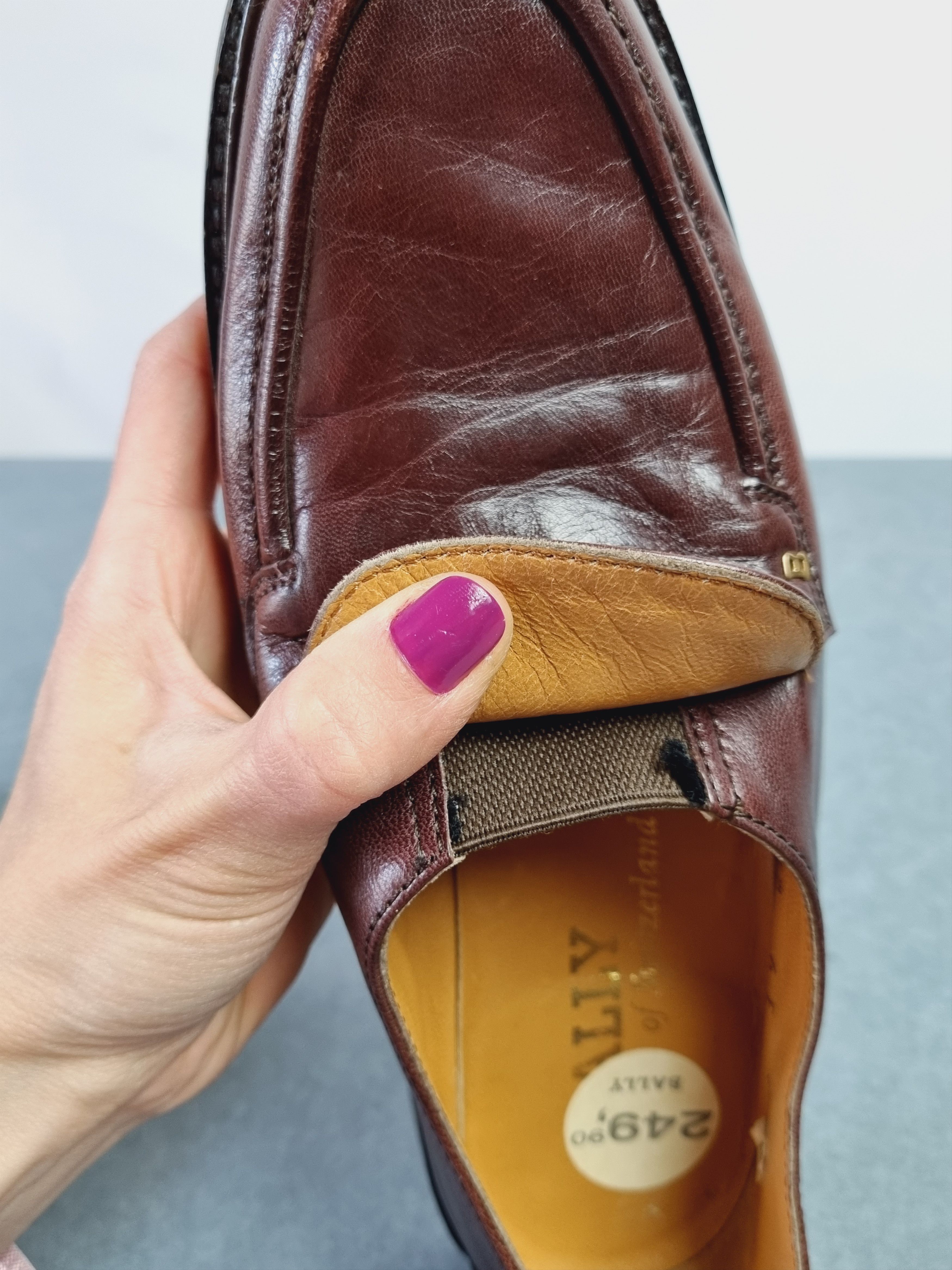 Bally × Vintage BALLY of Switzerland Leather Loafers Colmar Moc Toe Size US 6 / EU 39 - 18 Thumbnail