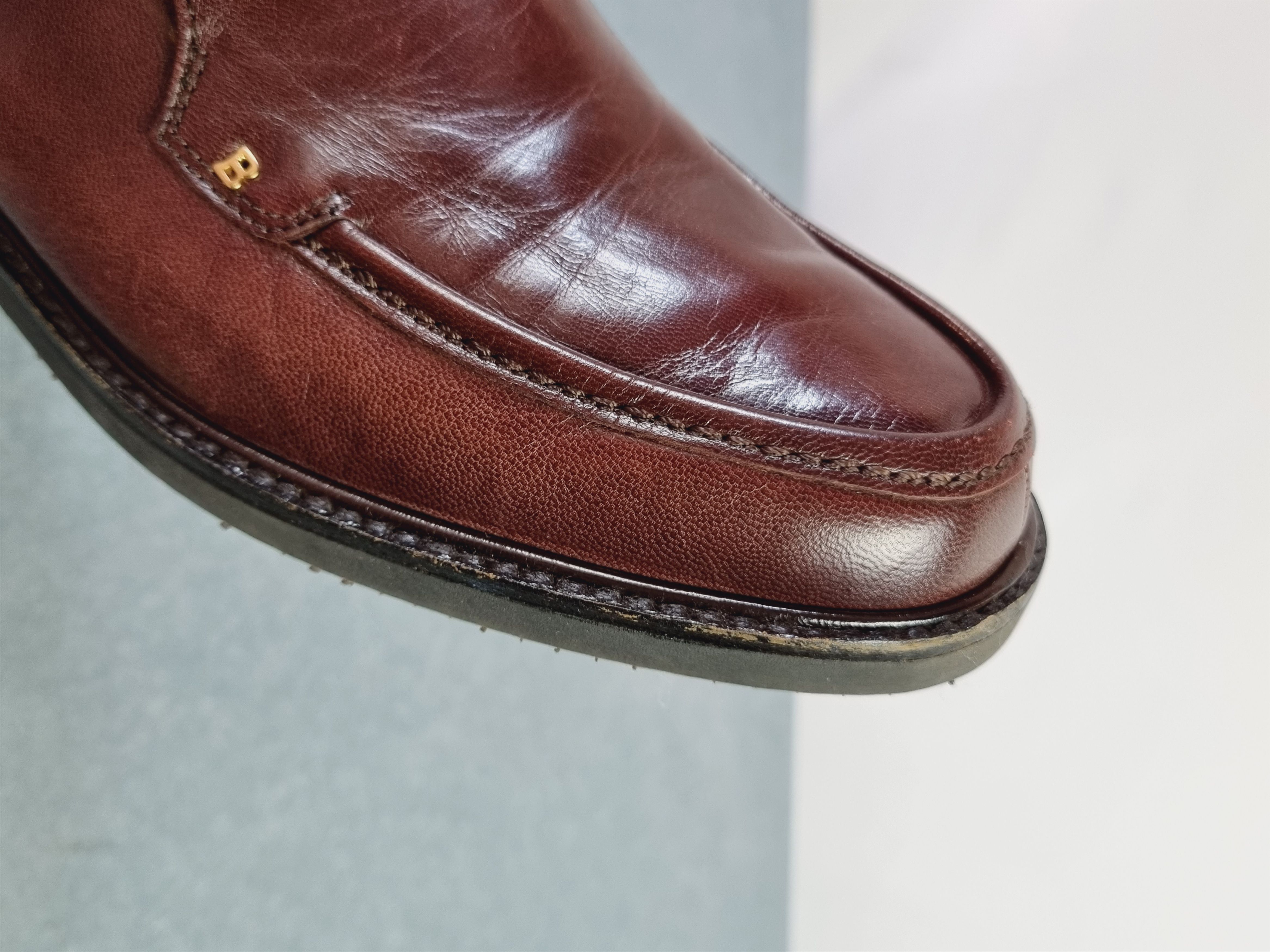 Bally × Vintage BALLY of Switzerland Leather Loafers Colmar Moc Toe Size US 6 / EU 39 - 15 Thumbnail