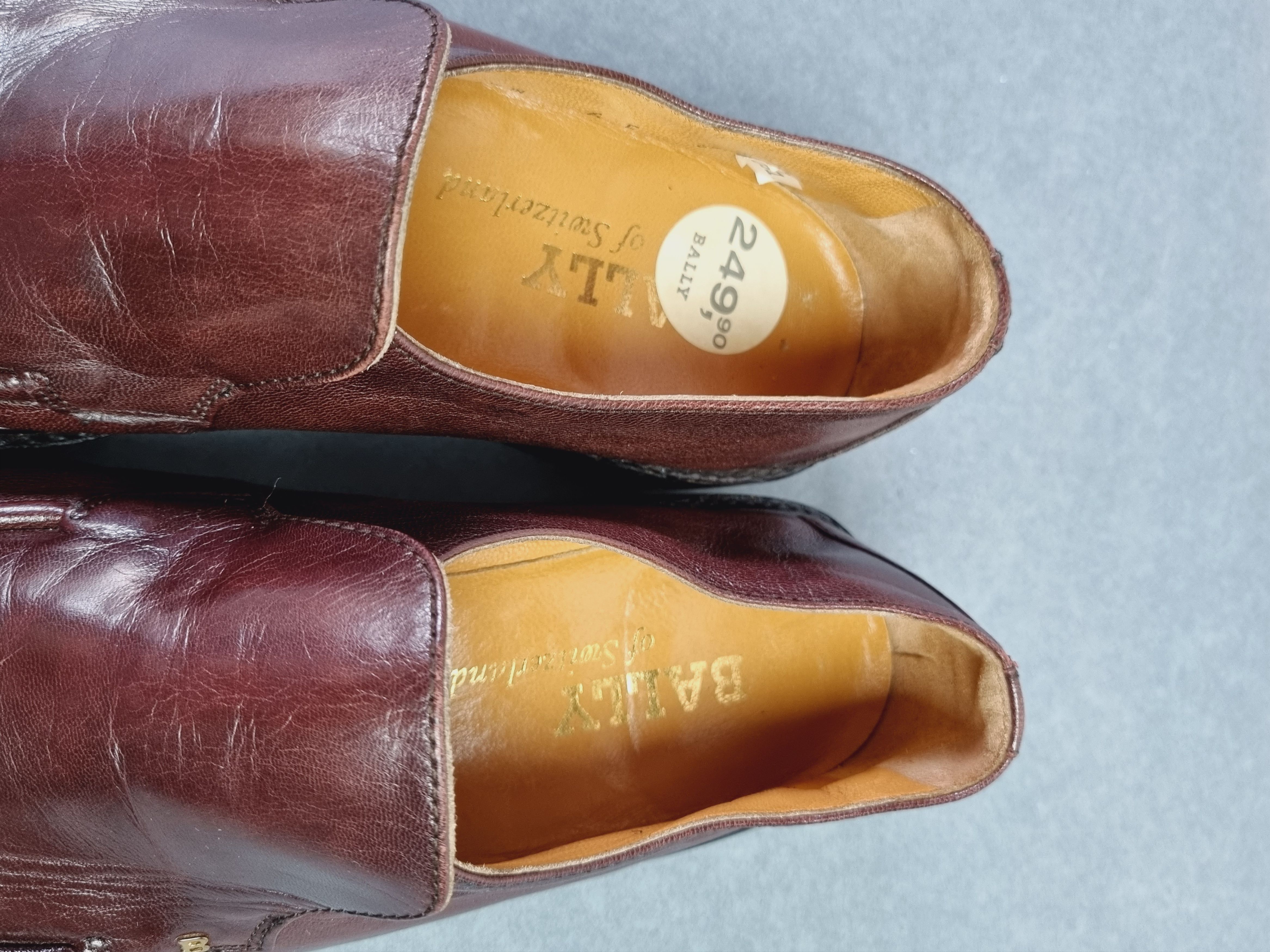 Bally × Vintage BALLY of Switzerland Leather Loafers Colmar Moc Toe Size US 6 / EU 39 - 11 Thumbnail