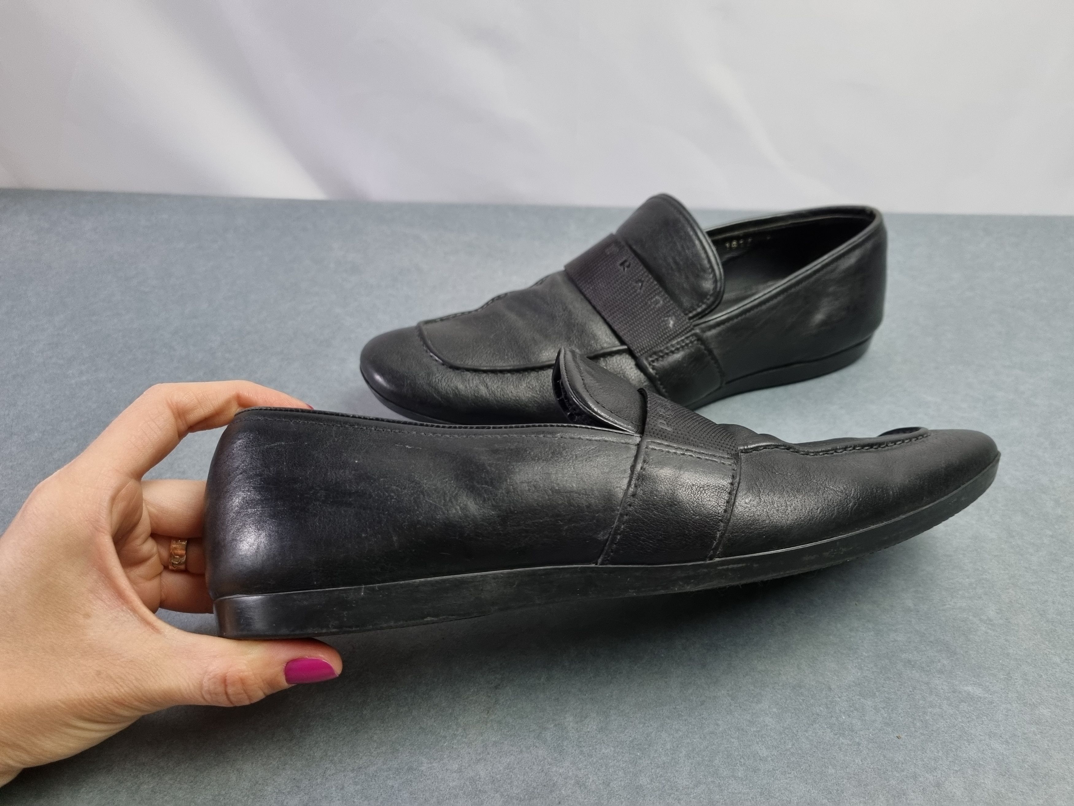Leather × Prada Prada Leather Shoes Size US 7 / EU 40 - 10 Thumbnail