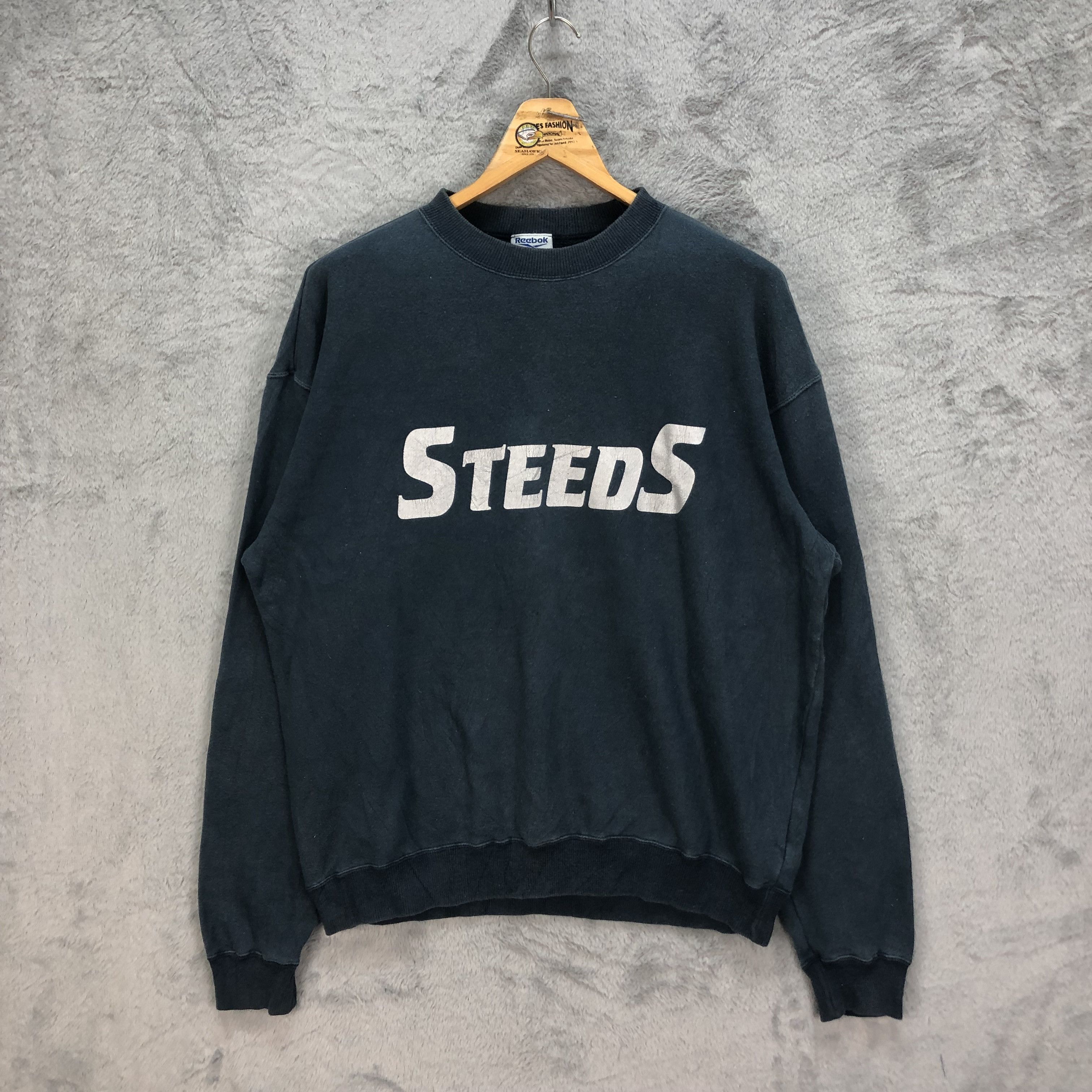 Reebok VINTAGE STEEDS BIG LOGO REEBOK SWEATSHIRTS #5162-176 Size US L / EU 52-54 / 3 - 1 Thumbnail