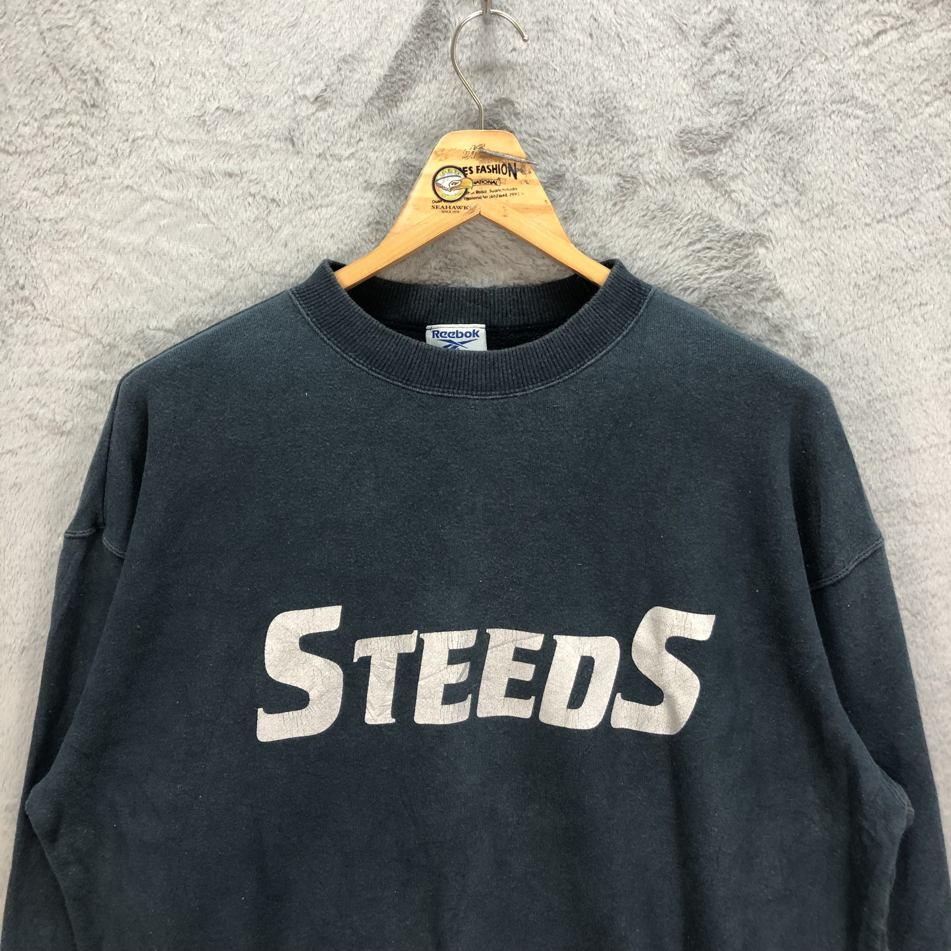 Reebok VINTAGE STEEDS BIG LOGO REEBOK SWEATSHIRTS #5162-176 Size US L / EU 52-54 / 3 - 2 Thumbnail
