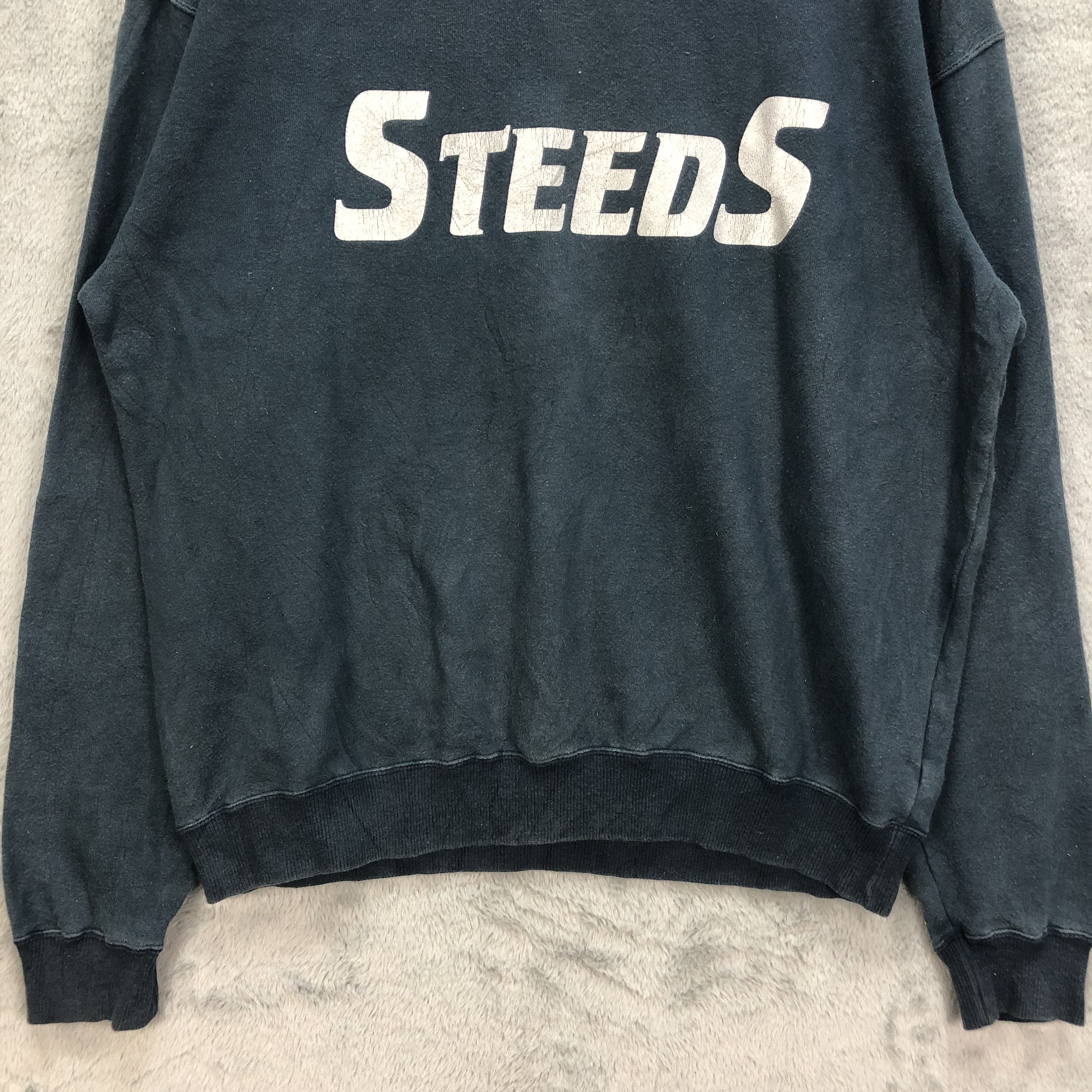 Reebok VINTAGE STEEDS BIG LOGO REEBOK SWEATSHIRTS #5162-176 Size US L / EU 52-54 / 3 - 4 Thumbnail