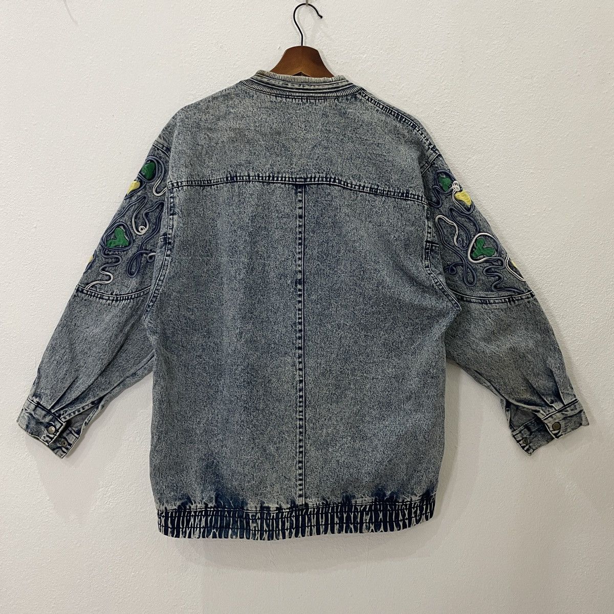 Japanese Brand Vintage Unbranded Denim Cardingan Jacket Size US L / EU 52-54 / 3 - 5 Thumbnail