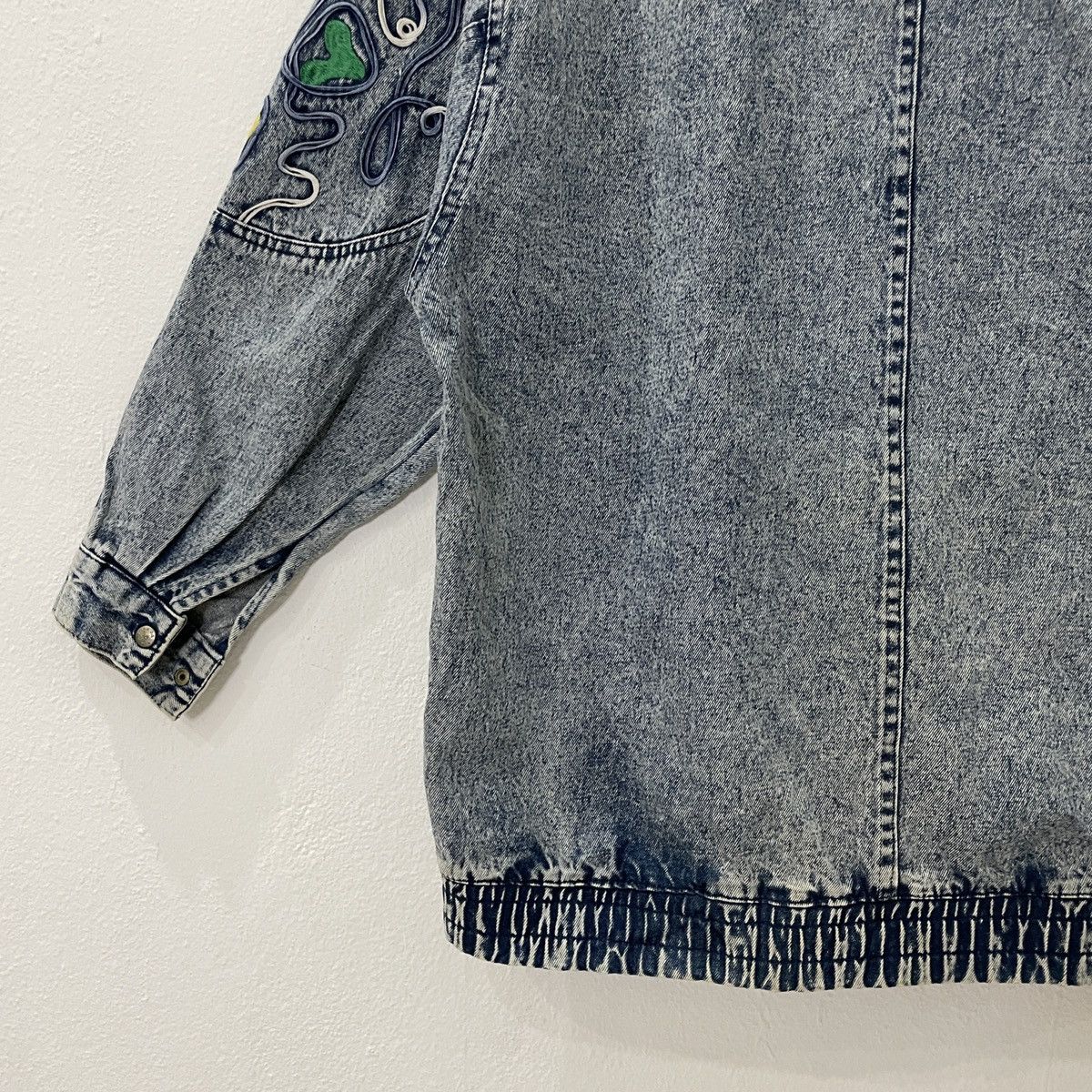 Japanese Brand Vintage Unbranded Denim Cardingan Jacket Size US L / EU 52-54 / 3 - 7 Thumbnail