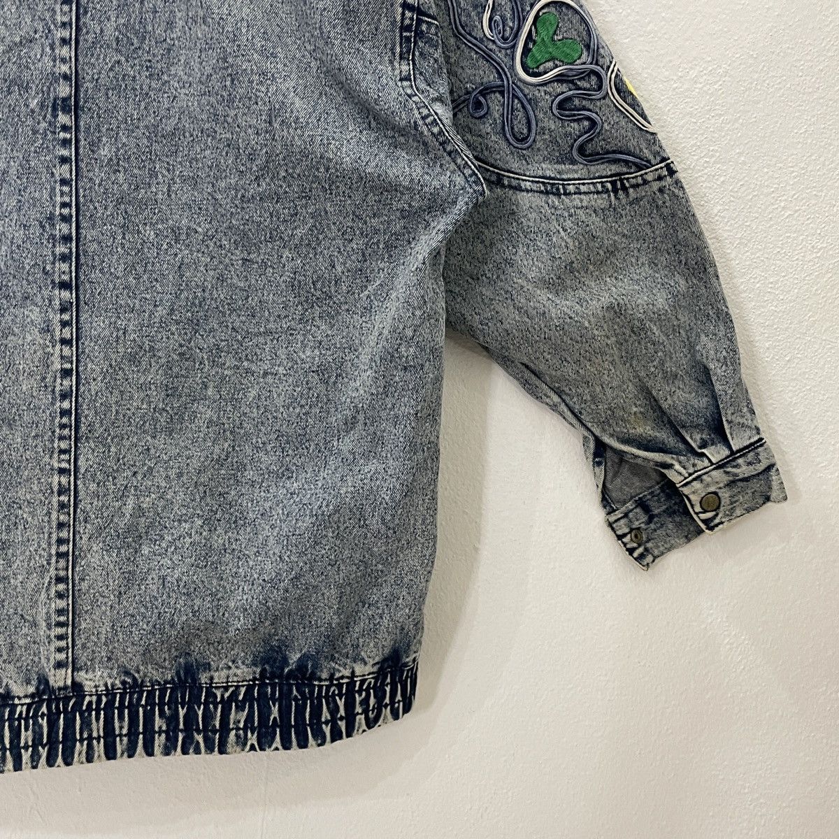 Japanese Brand Vintage Unbranded Denim Cardingan Jacket Size US L / EU 52-54 / 3 - 6 Thumbnail