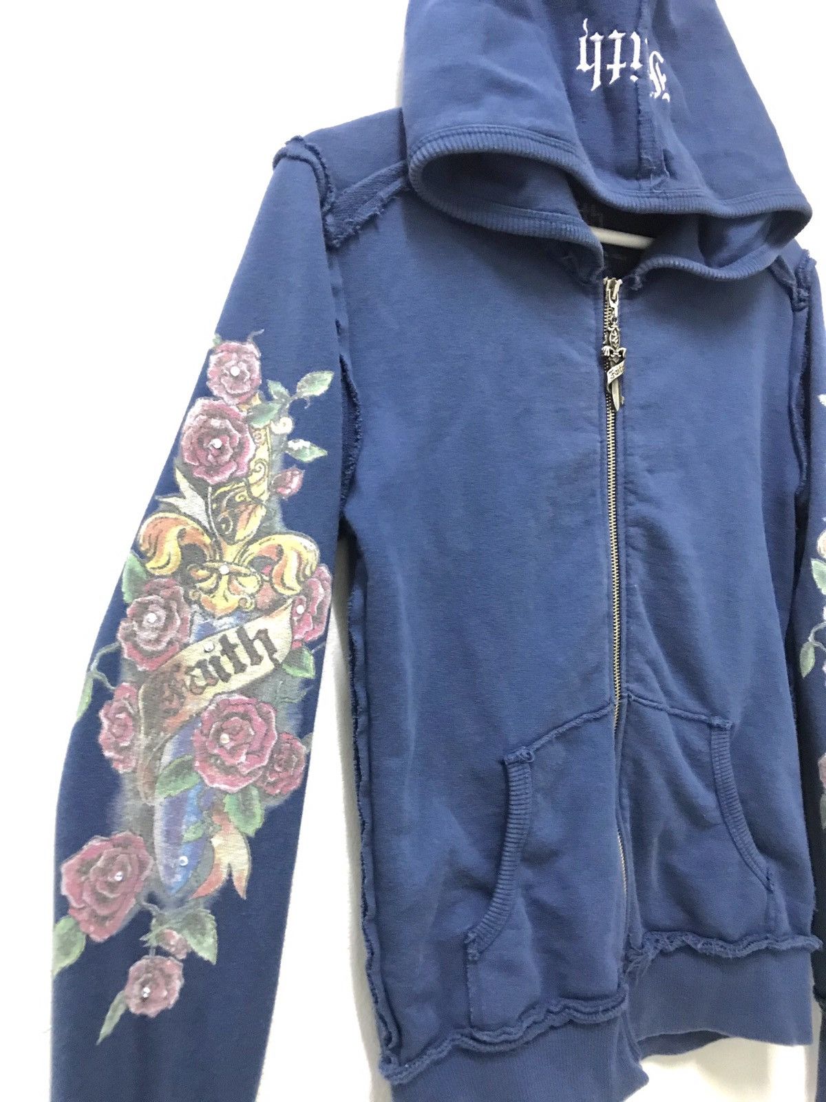 Ed Hardy × Faith Connexion 💥SS02 FAITH CONNEXTION x ED HARDY Tattoo Sweater Hoodie Size S / US 4 / IT 40 - 7 Thumbnail