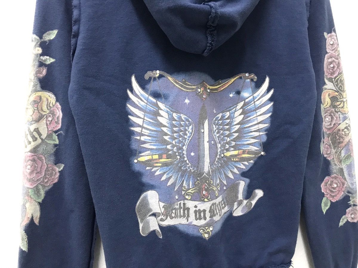Ed Hardy × Faith Connexion 💥SS02 FAITH CONNEXTION x ED HARDY Tattoo Sweater Hoodie Size S / US 4 / IT 40 - 2 Thumbnail