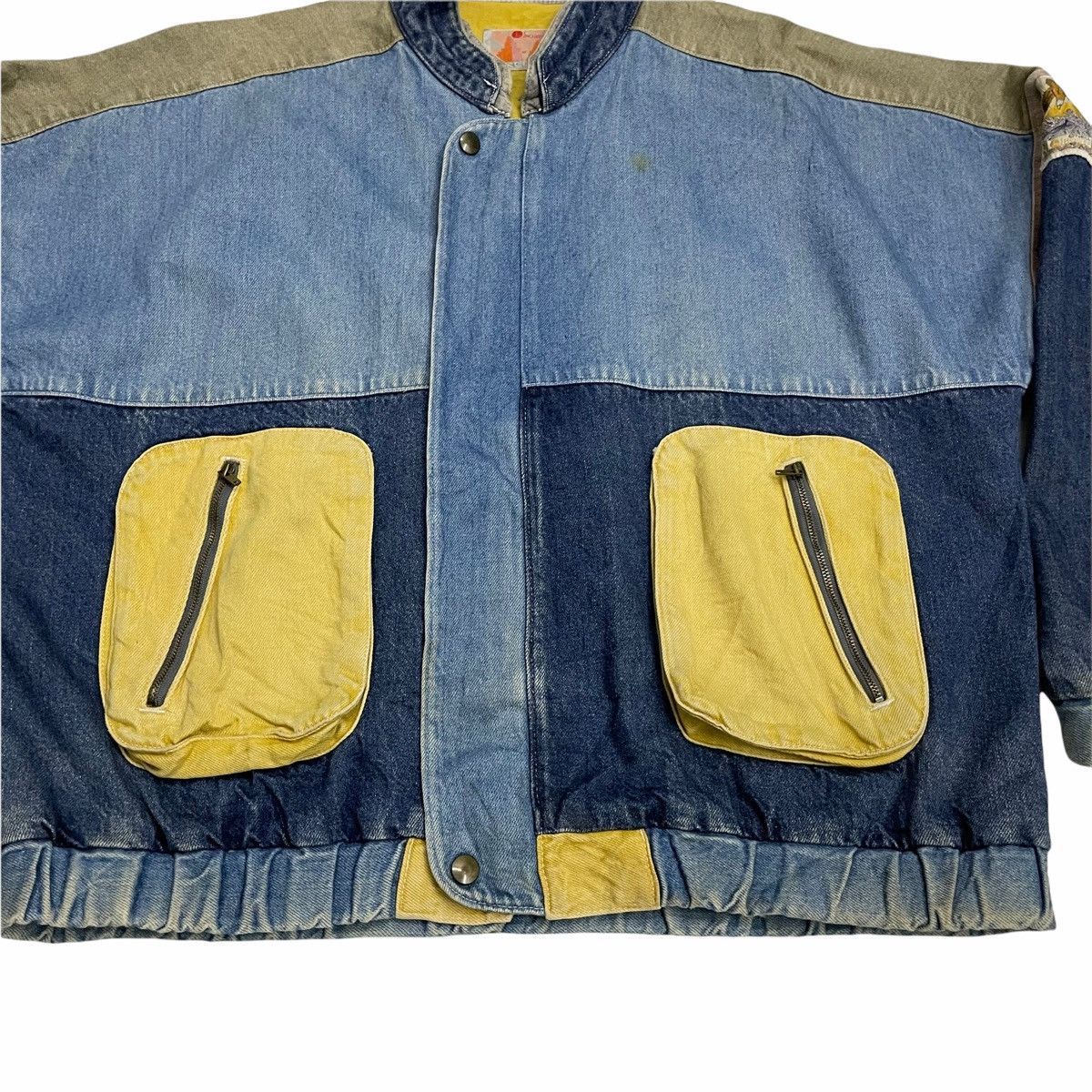 O'Neill × Vintage 💥 90s ONEILL TACTICAL BOMBER BIG POCKET JACKET Size US L / EU 52-54 / 3 - 4 Thumbnail