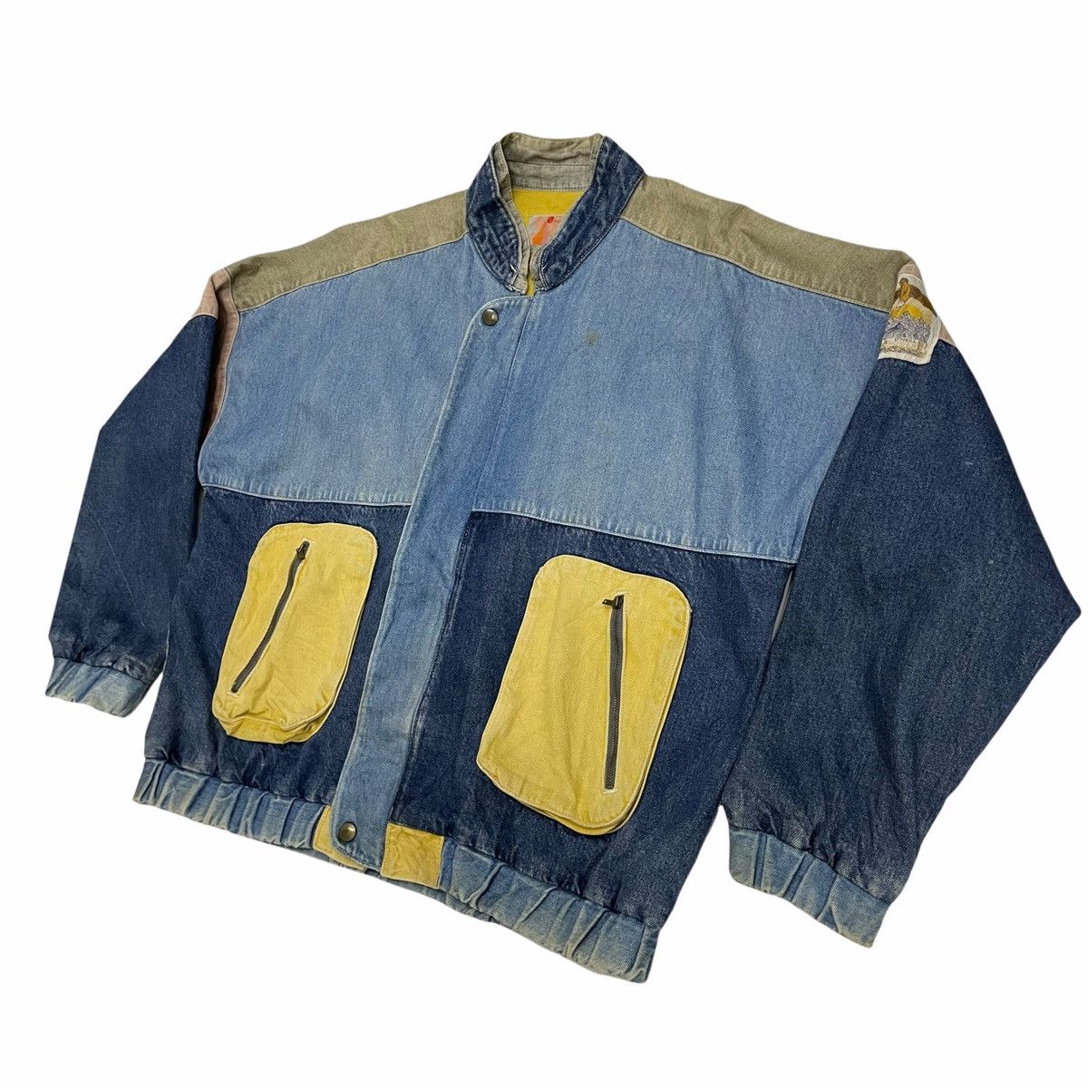 O'Neill × Vintage 💥 90s ONEILL TACTICAL BOMBER BIG POCKET JACKET Size US L / EU 52-54 / 3 - 2 Thumbnail