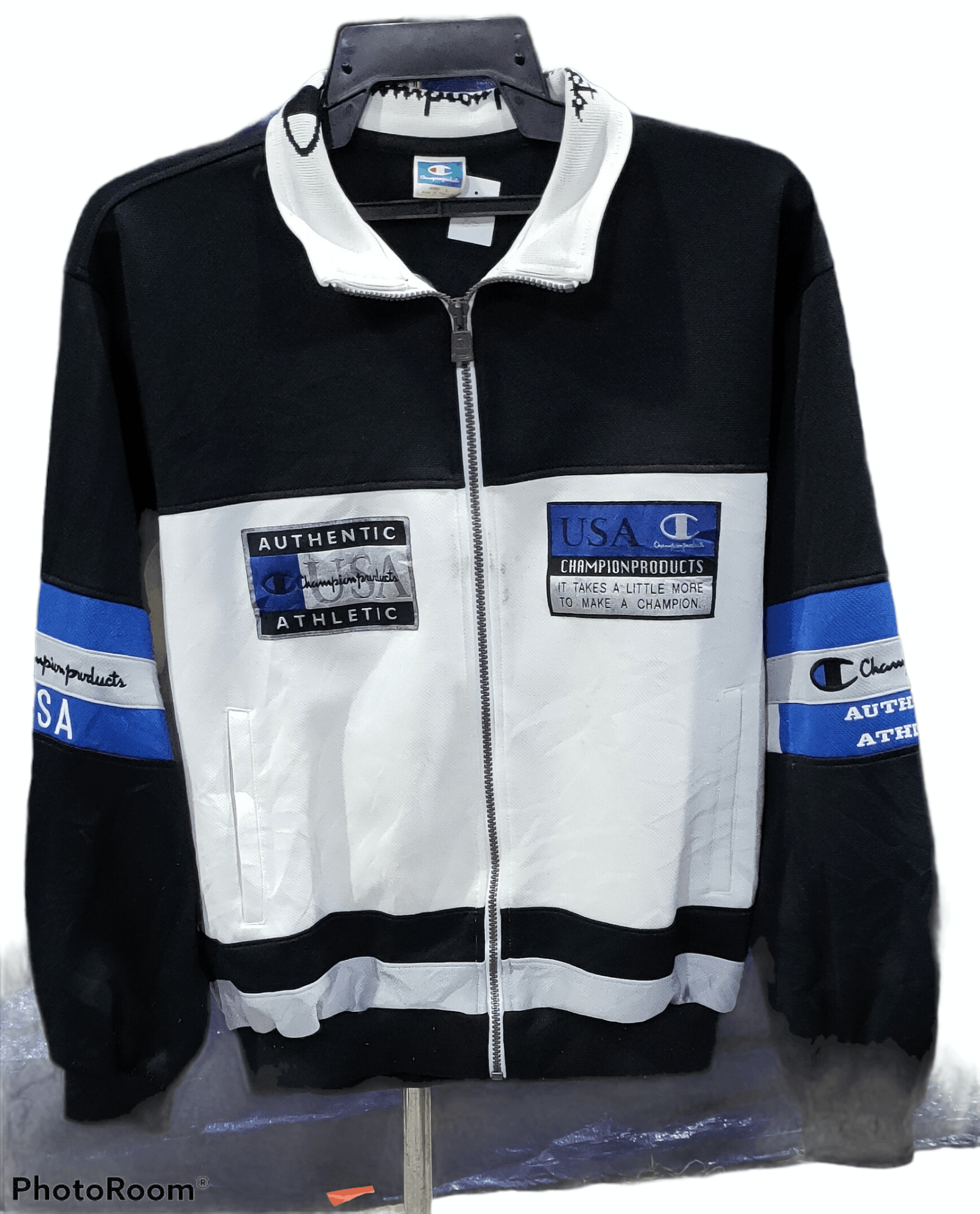 Champion Champion sweater x sportswear x vintage x 90's Size US L / EU 52-54 / 3 - 1 Thumbnail