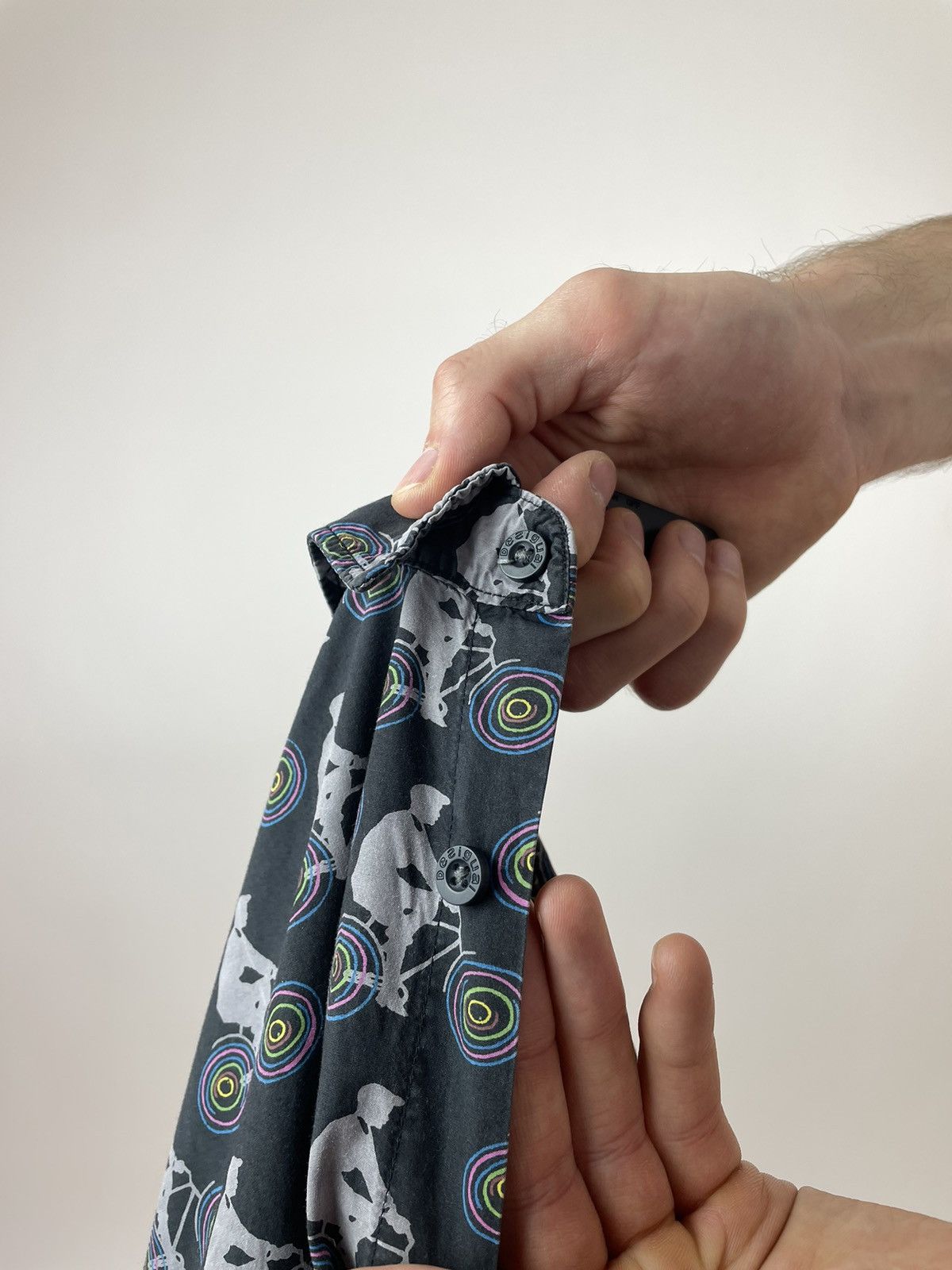 Desigual Desigual Mens Shirt long sleeve cycle print size XXL Size US XL / EU 56 / 4 - 8 Thumbnail