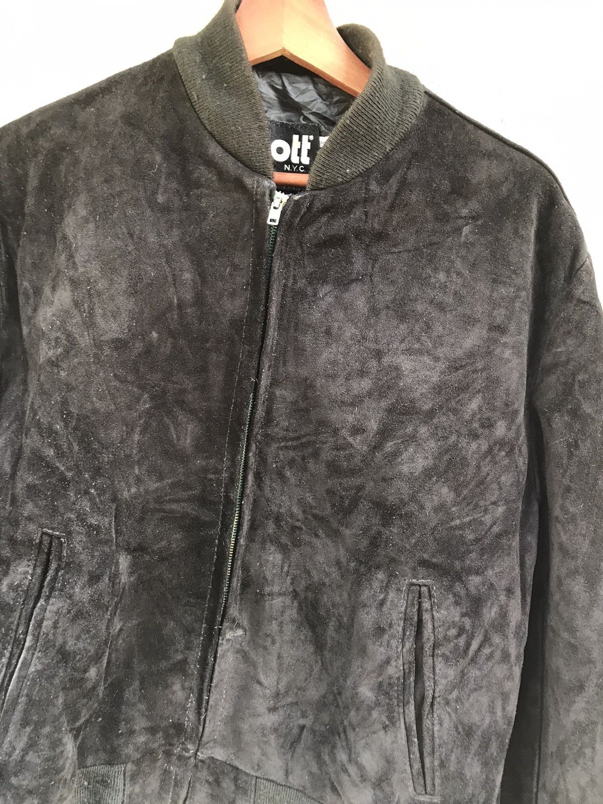 Schott Vintage schott nyc suede leather jacket usa size 42 Size US L / EU 52-54 / 3 - 12 Thumbnail