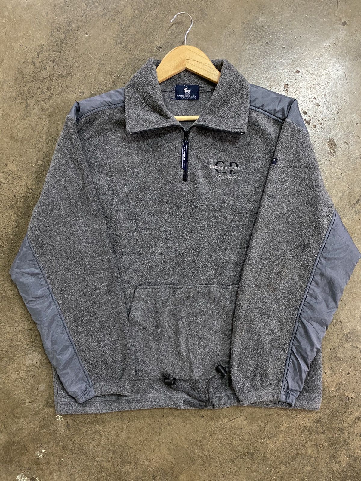 Japanese Brand × Vintage Vintage Cambridge Polo Club Sport Fleece Sweatshirt Zip Up Size US L / EU 52-54 / 3 - 1 Thumbnail