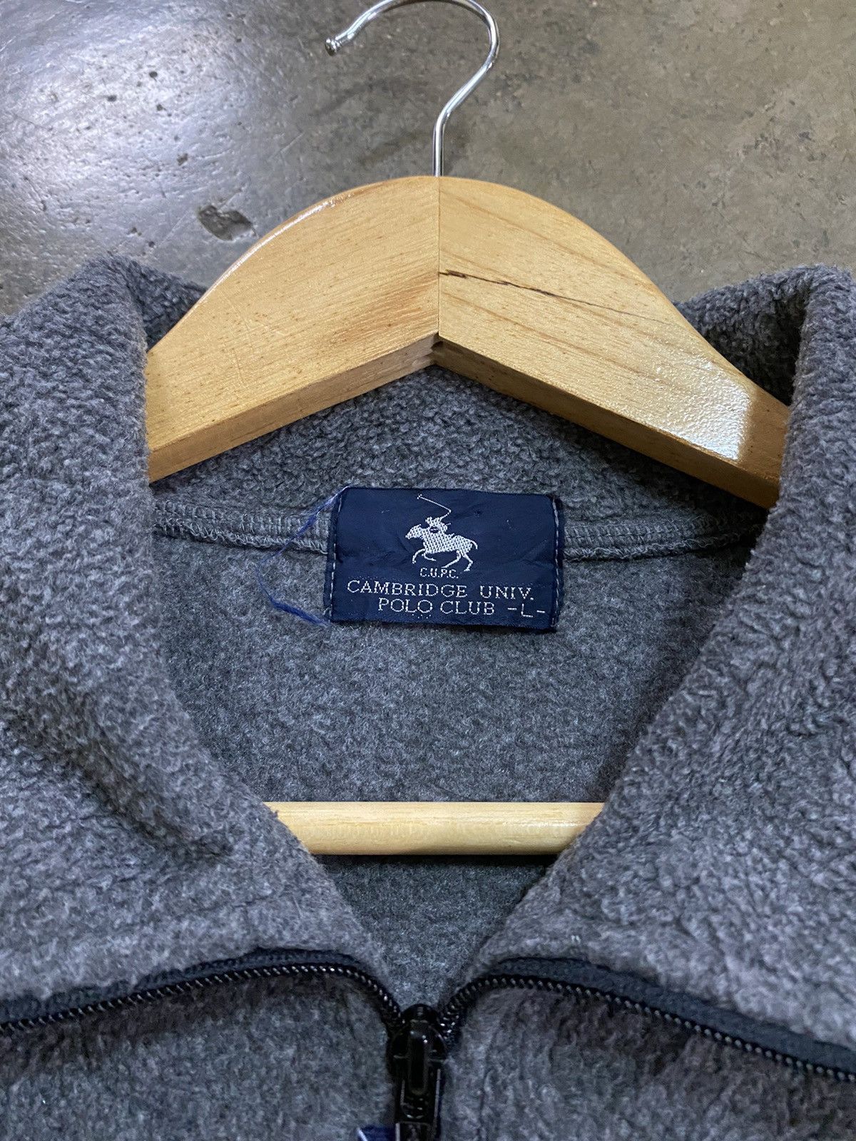 Japanese Brand × Vintage Vintage Cambridge Polo Club Sport Fleece Sweatshirt Zip Up Size US L / EU 52-54 / 3 - 4 Thumbnail