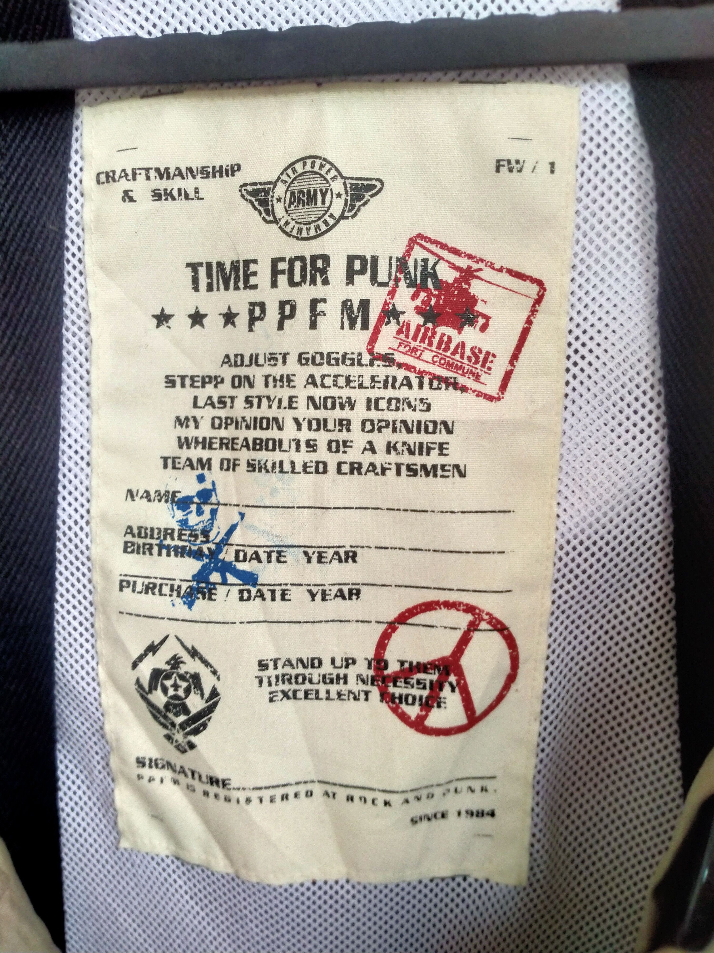 Japanese Brand × PPFM PPFM TIME FOR PUNK LIGHT JACKET Size US M / EU 48-50 / 2 - 2 Thumbnail