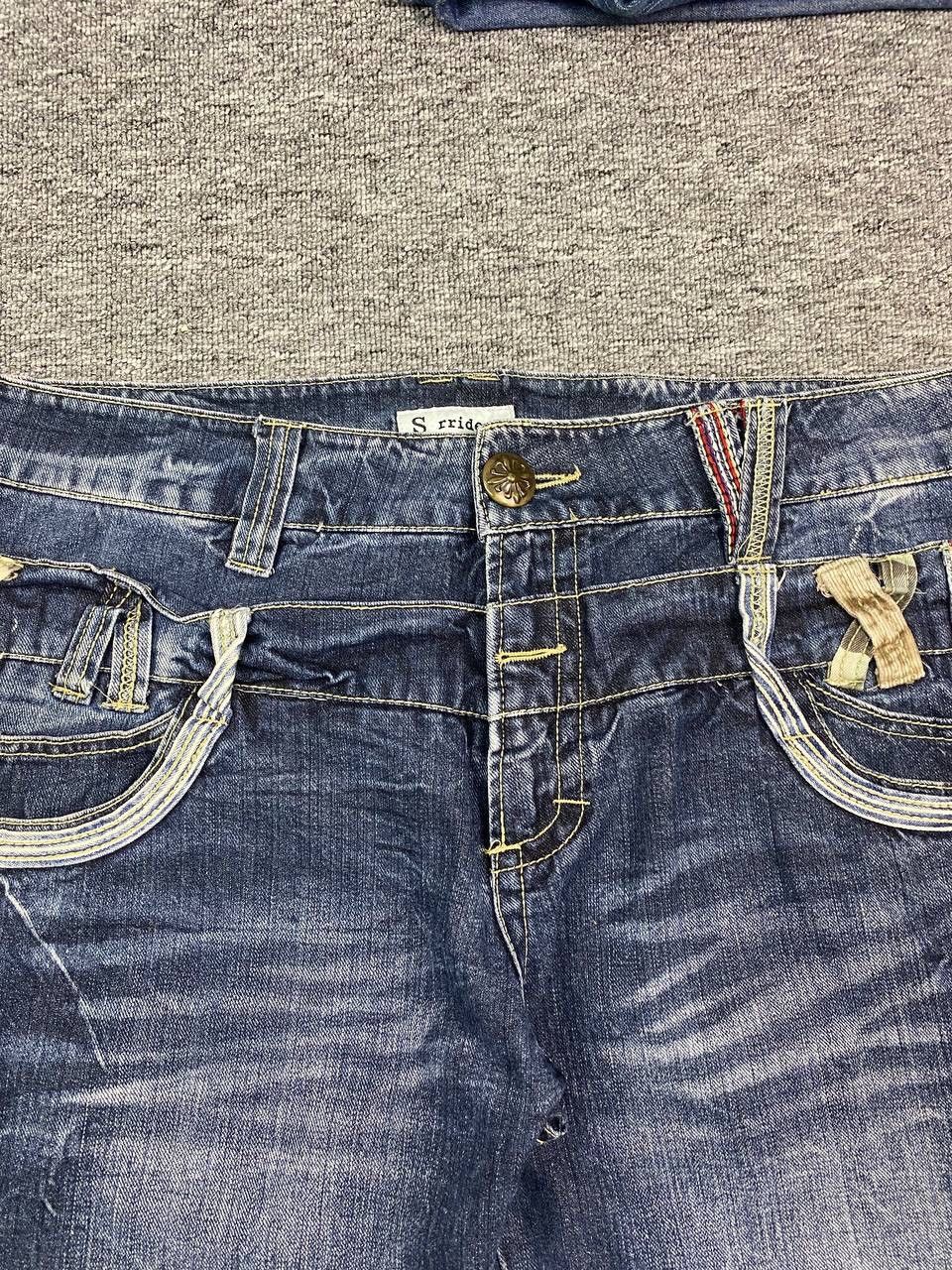 If Six Was Nine × Japanese Brand × Le Grande Bleu (L.G.B.) Vintage Double Waist Distressed Jeans faded wash Size US 35 - 3 Thumbnail