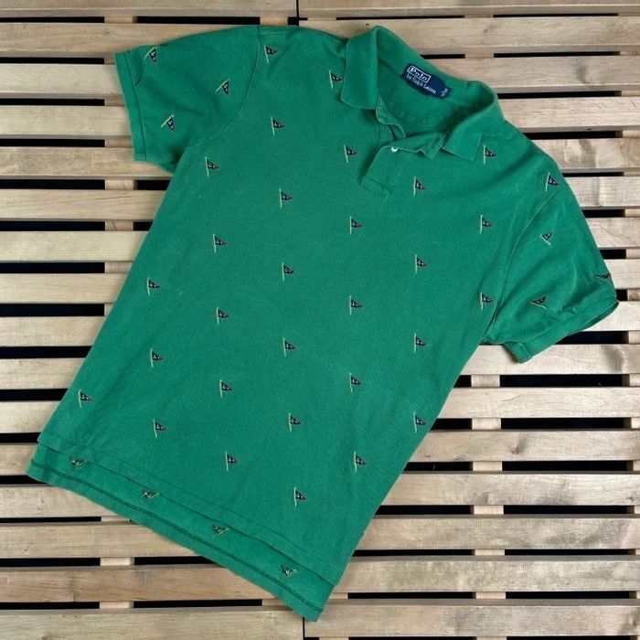 Polo Ralph Lauren × Ralph Lauren × Vintage Mens Polo T Shirt Polo Ralph Lauren Vintage SIze L Size US L / EU 52-54 / 3 - 1 Thumbnail