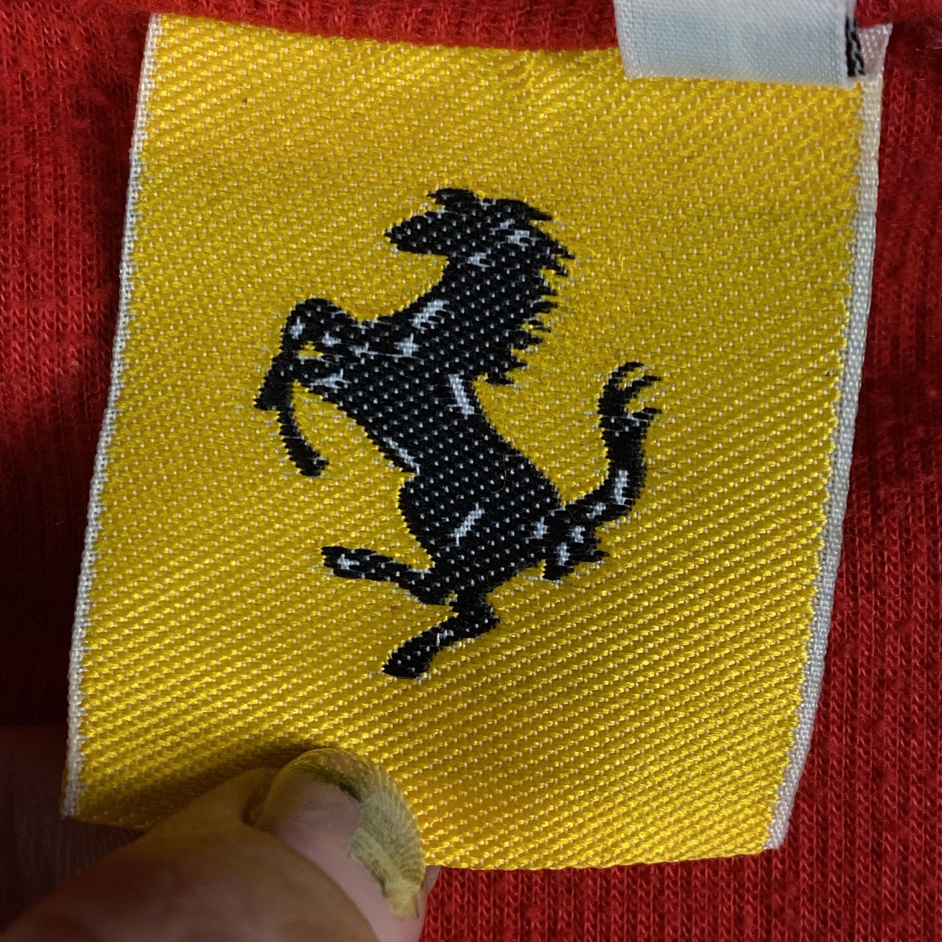 Ferrari × Vintage Mens Polo T Shirt Ferrari Vodafone Size L Size US L / EU 52-54 / 3 - 4 Thumbnail