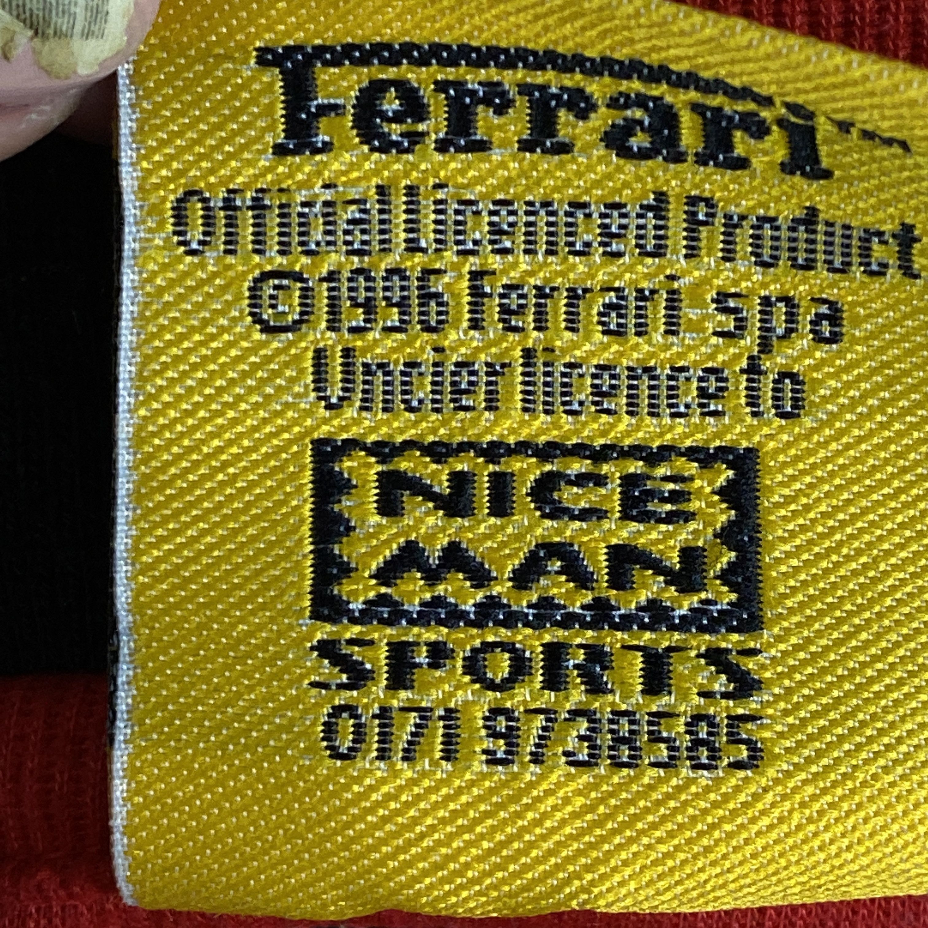 Ferrari × Vintage Mens Polo T Shirt Ferrari Vodafone Size L Size US L / EU 52-54 / 3 - 6 Thumbnail