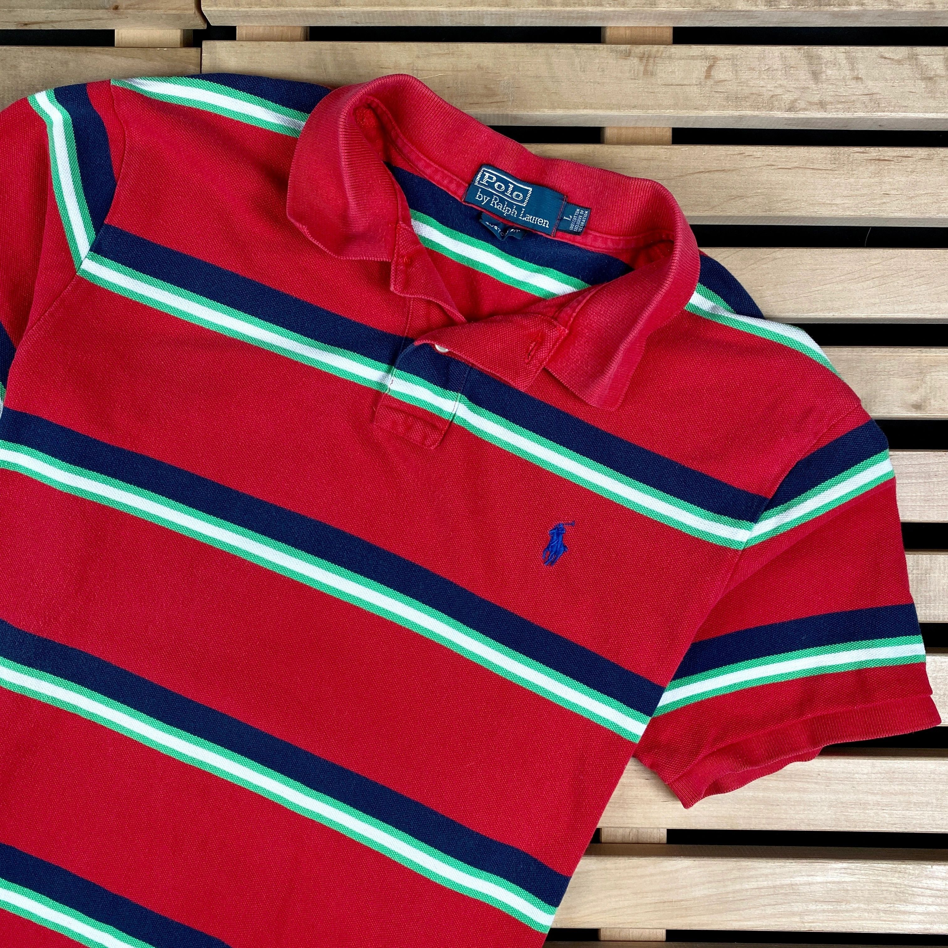 Polo Ralph Lauren × Ralph Lauren × Vintage Mens Polo T Shirt Ralph Lauren Vintage Size L Size US L / EU 52-54 / 3 - 2 Thumbnail