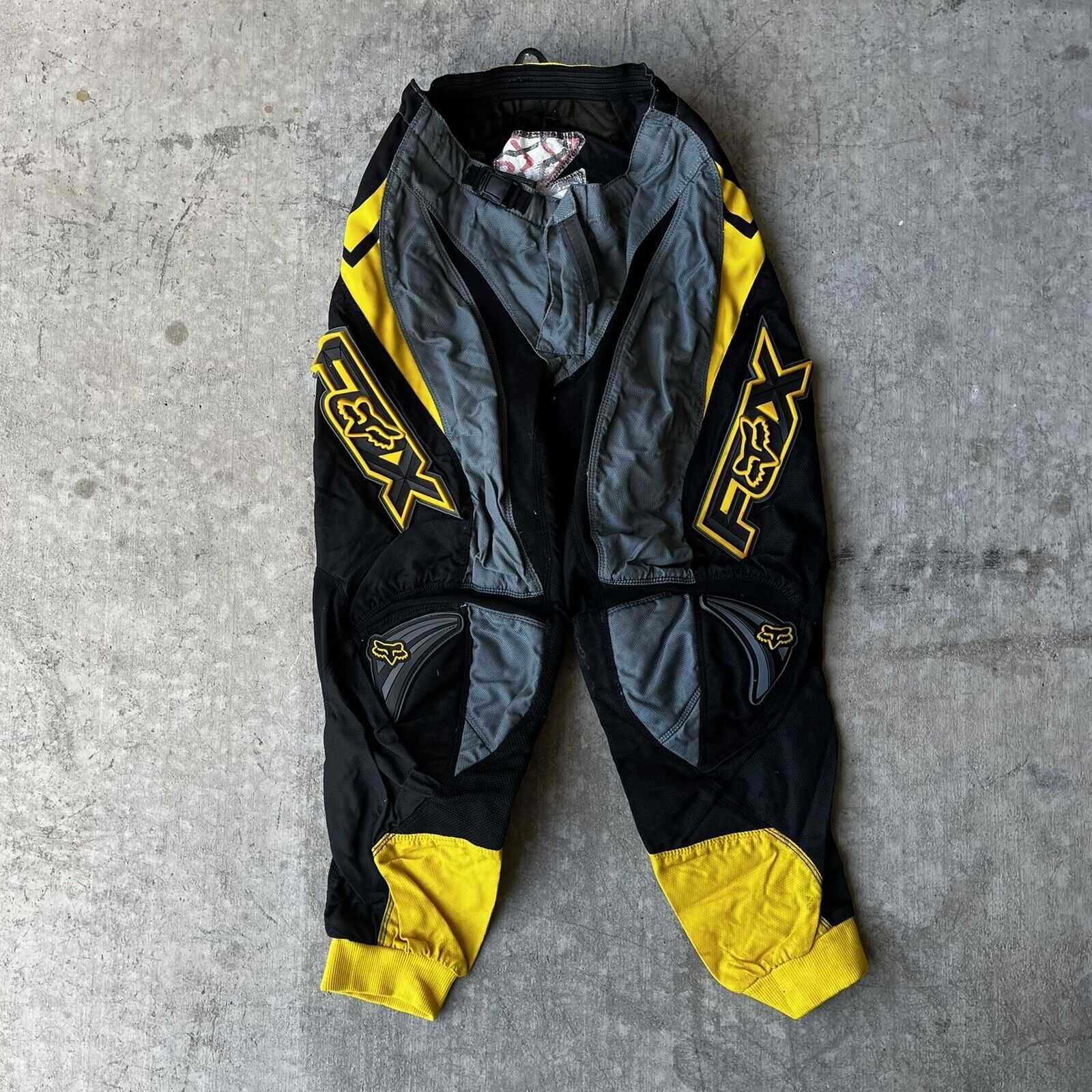 Fox Racing × Vintage Fox Racing Motocross 180 Yellow/Black Motorcycle ...