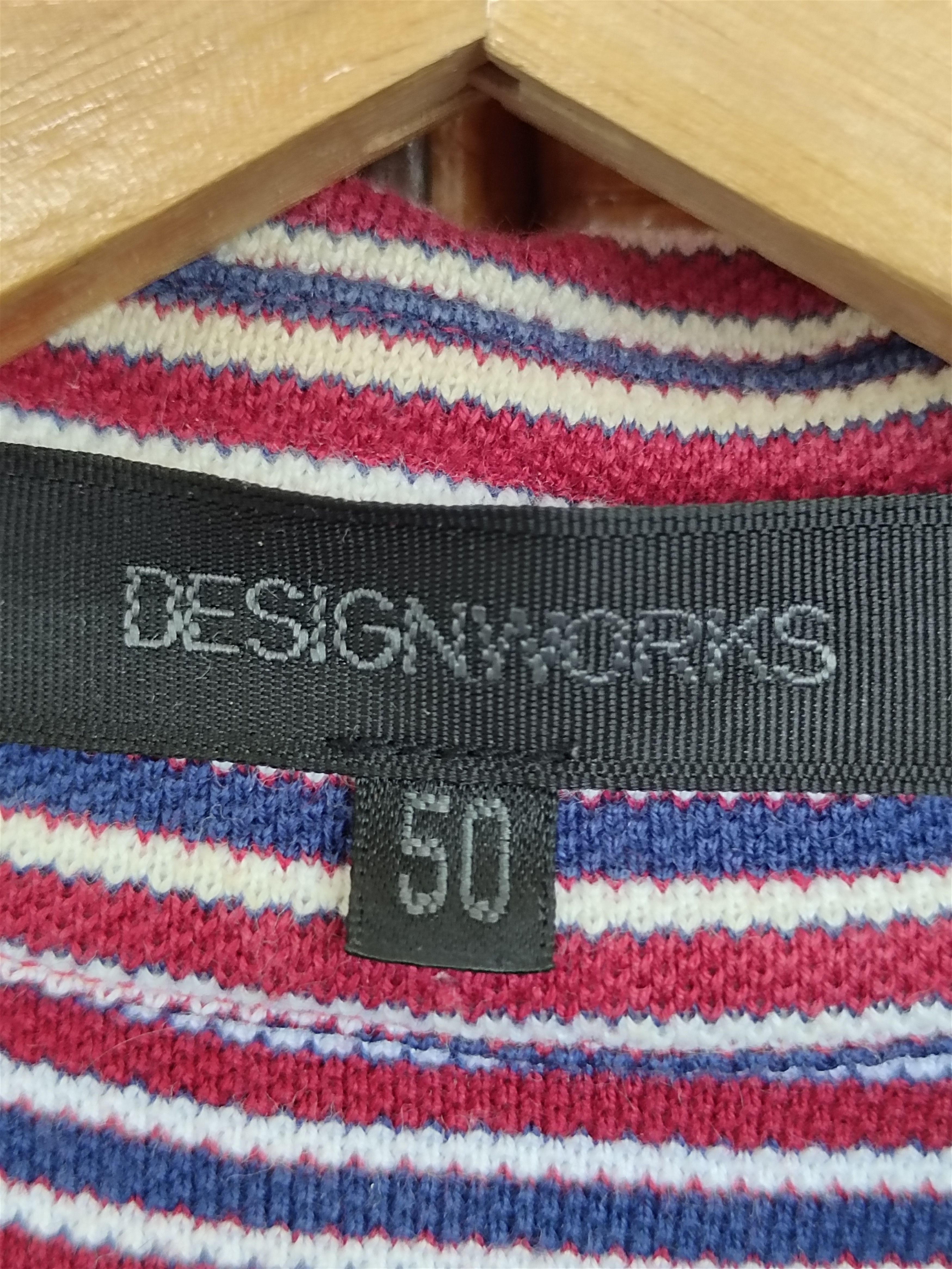 ABAHOUSE Vintage Abahouse 'Designworks' Striped Slim Fit Denim Shirt Size US M / EU 48-50 / 2 - 10 Thumbnail