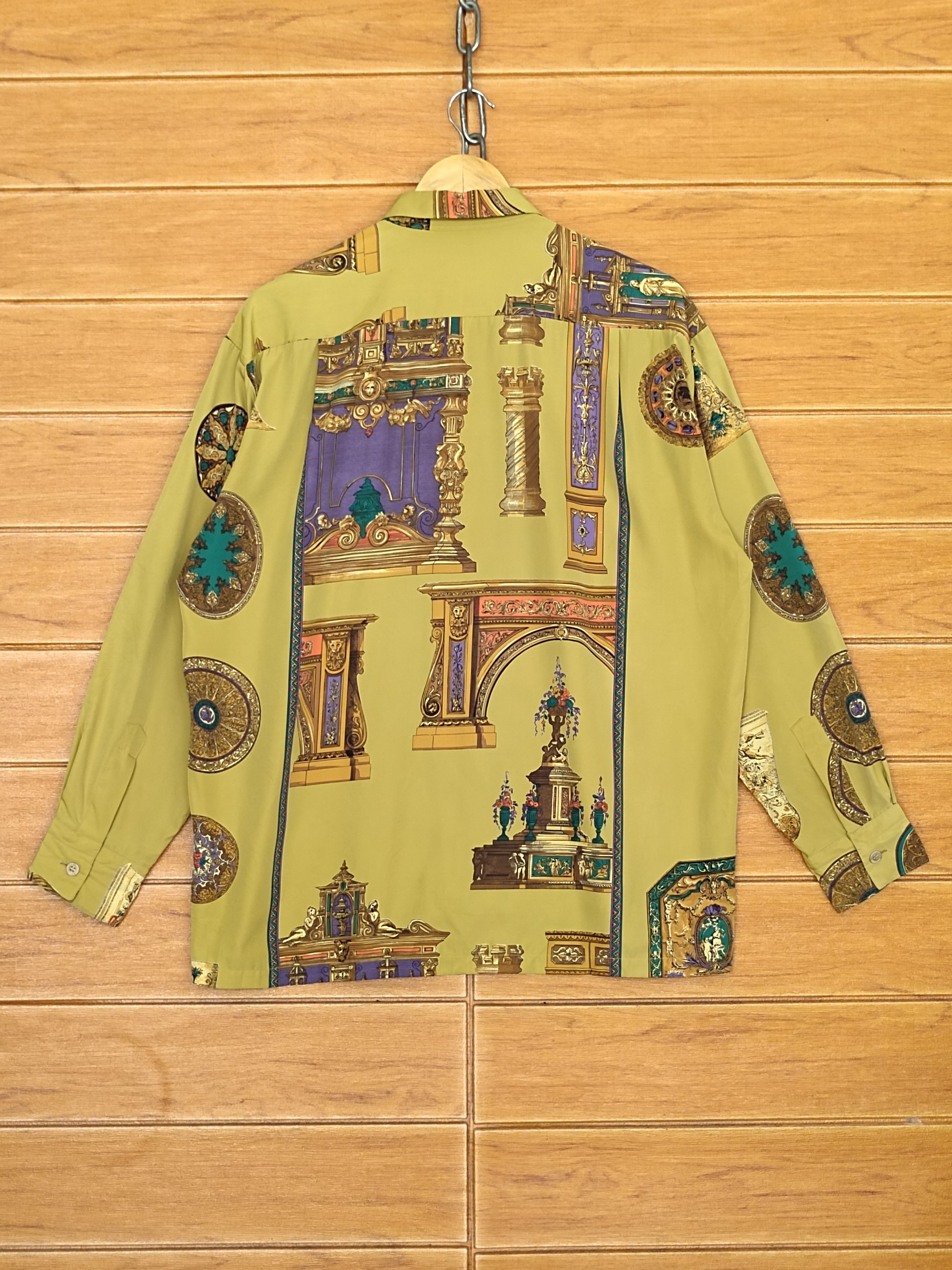 Japanese Brand Vintage 90s Grosbec Baroque Button Up Shirt Size US L / EU 52-54 / 3 - 7 Thumbnail