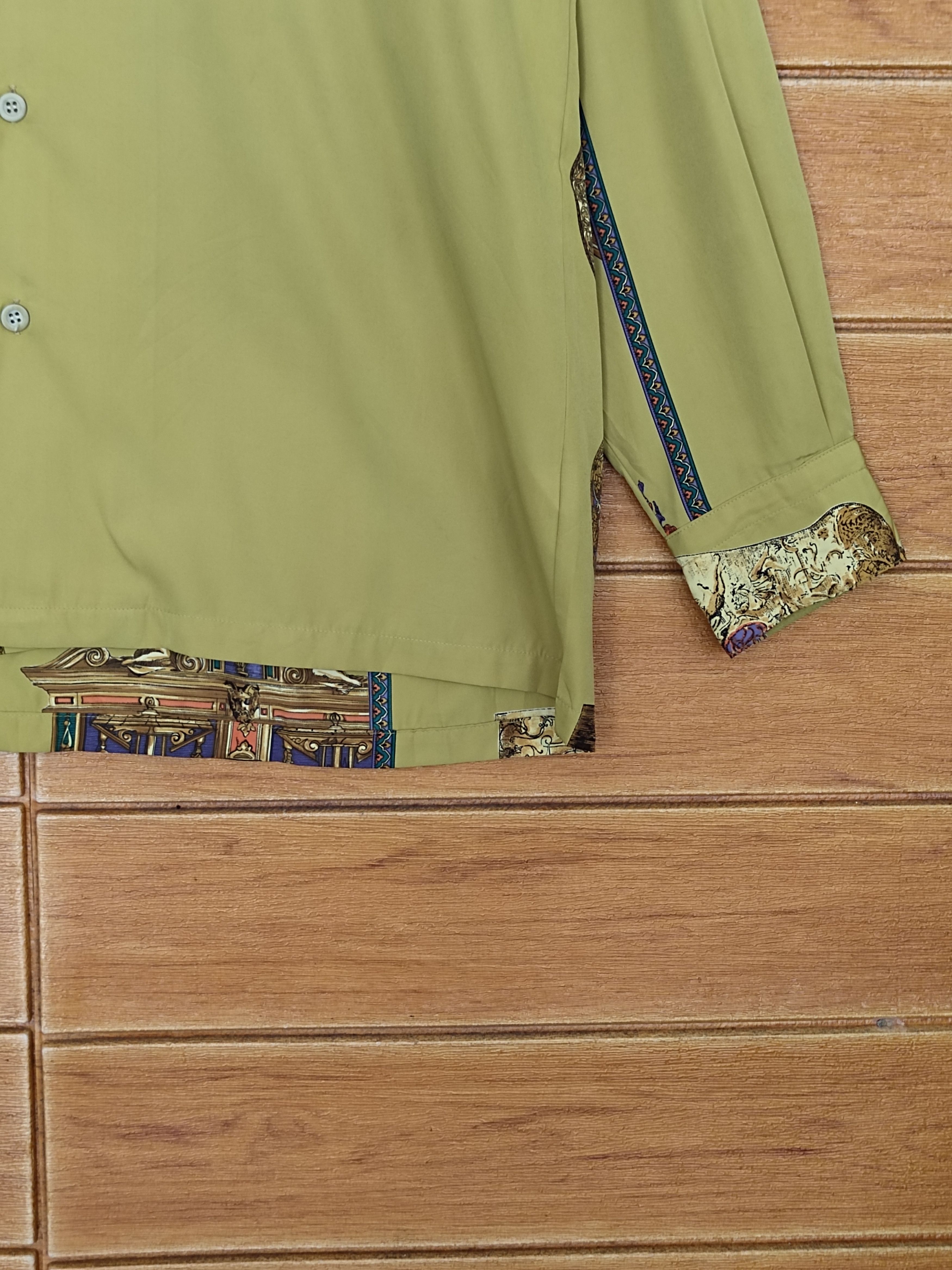 Japanese Brand Vintage 90s Grosbec Baroque Button Up Shirt Size US L / EU 52-54 / 3 - 5 Thumbnail