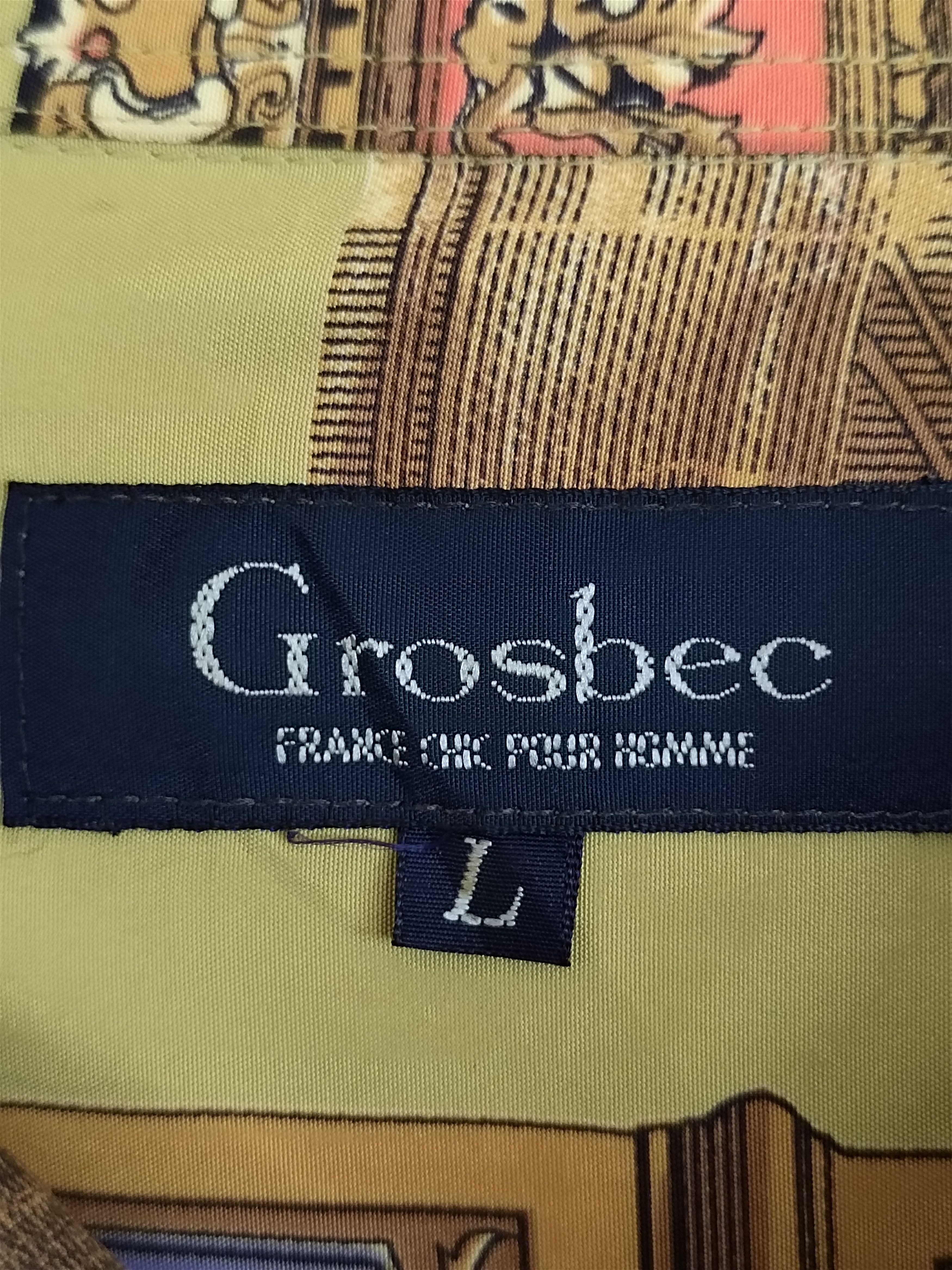 Japanese Brand Vintage 90s Grosbec Baroque Button Up Shirt Size US L / EU 52-54 / 3 - 10 Thumbnail