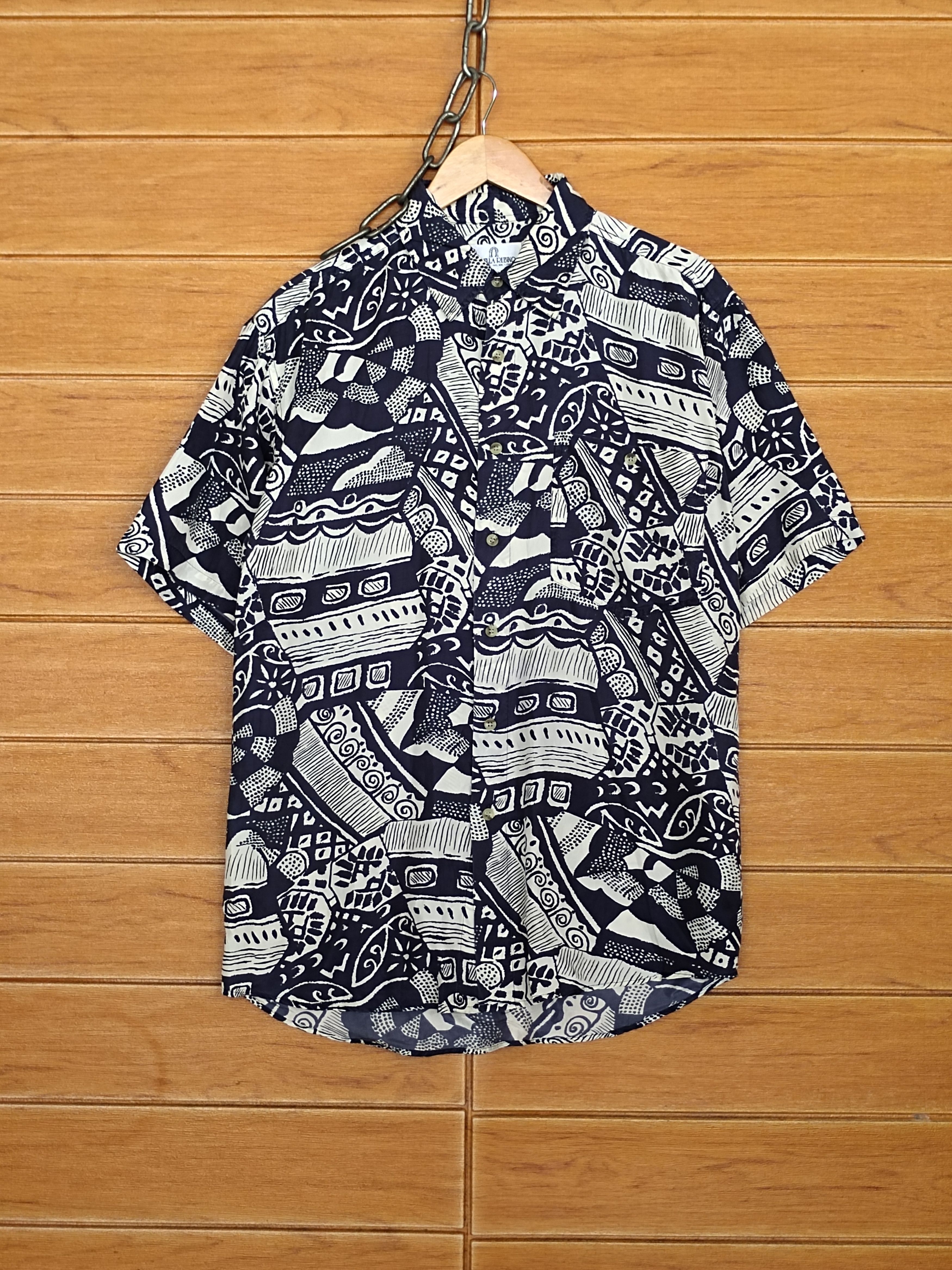 Giorgio Fiorelli Vintage 90s Fiorelle Rubino Art Silk Button Up Shirt Size US S / EU 44-46 / 1 - 1 Thumbnail