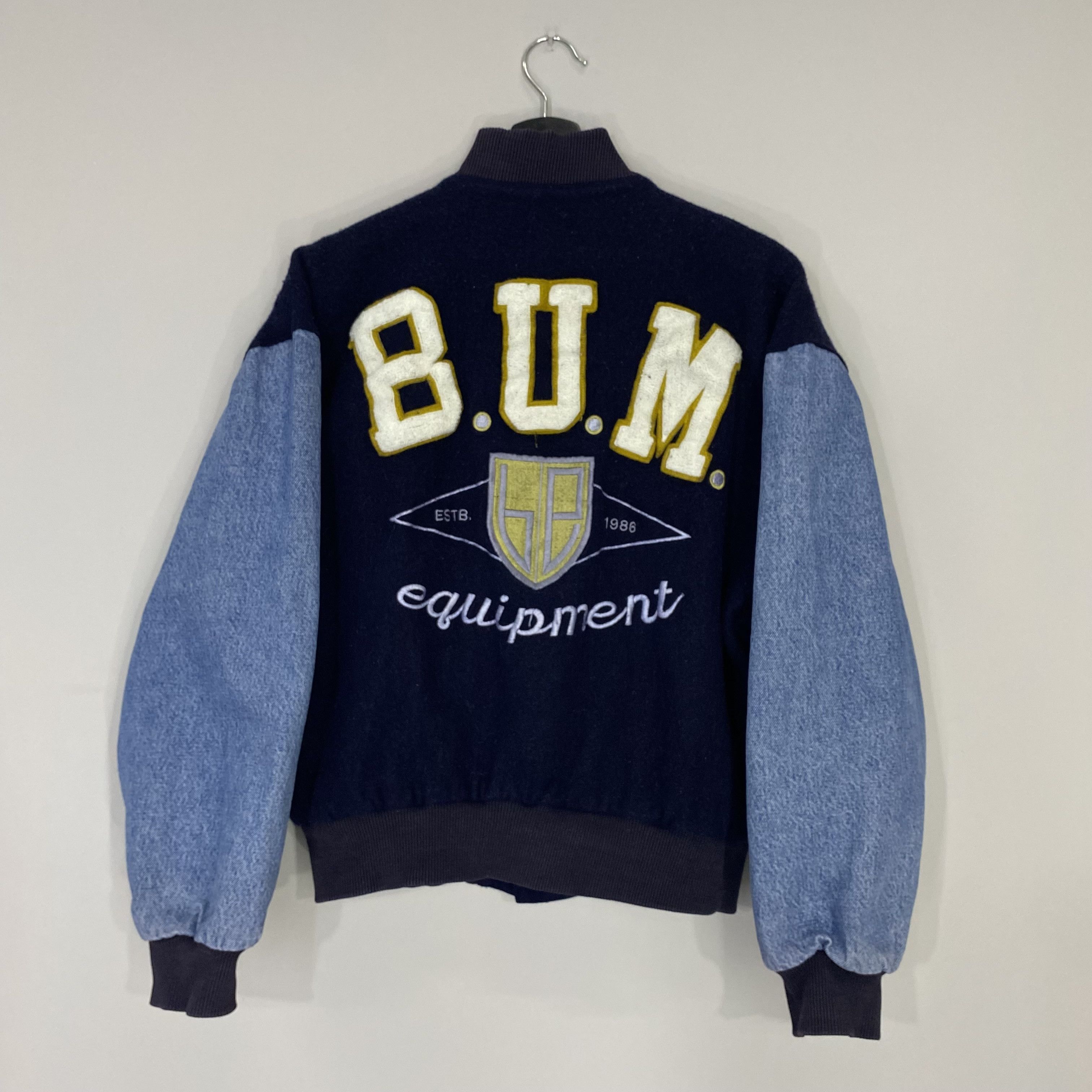 Vintage Vintage BUM Equipment Varsity Jacket Wool Size Large | Grailed