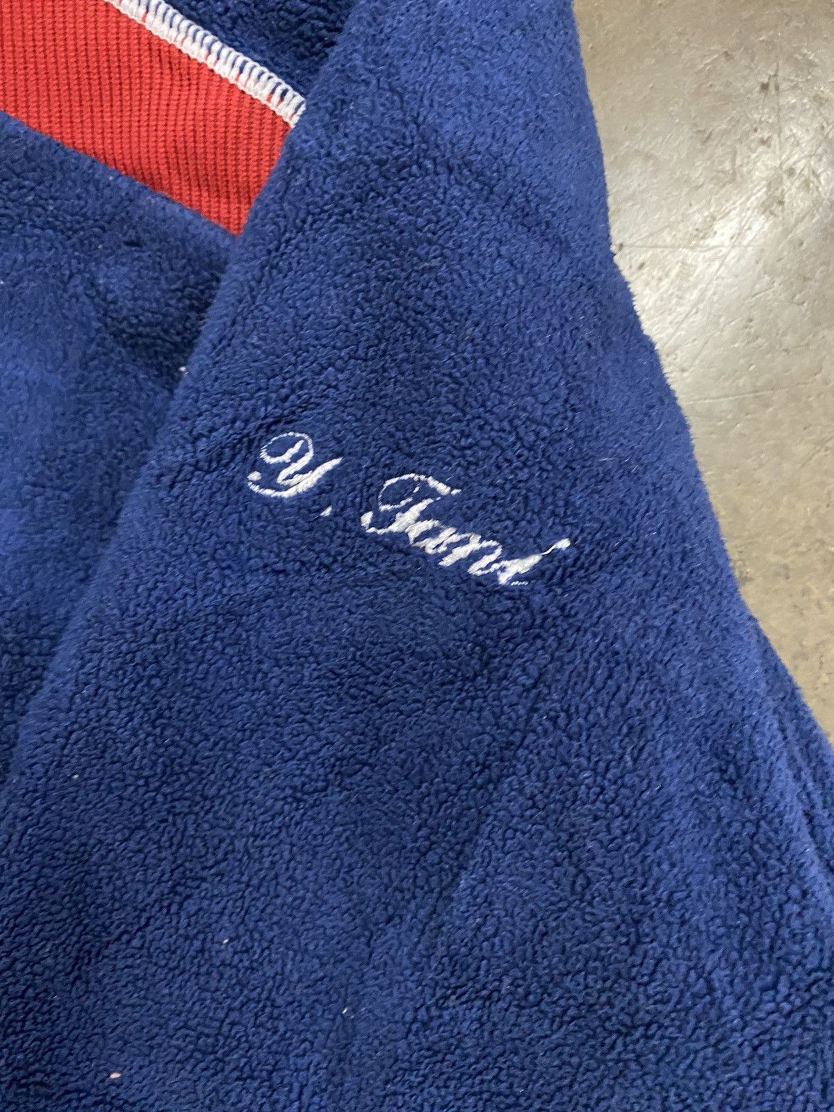 Descente × Designer Descente Fleece Sweatshirt Half Zipper Colourway France Size US XL / EU 56 / 4 - 4 Thumbnail