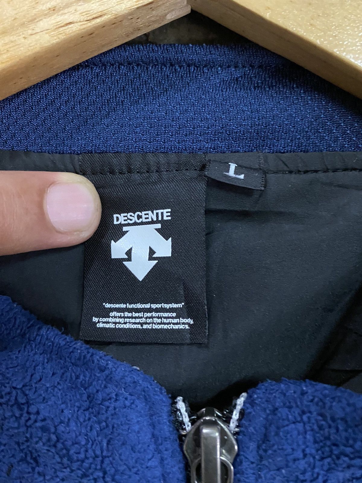 Descente × Designer Descente Fleece Sweatshirt Half Zipper Colourway France Size US XL / EU 56 / 4 - 6 Thumbnail
