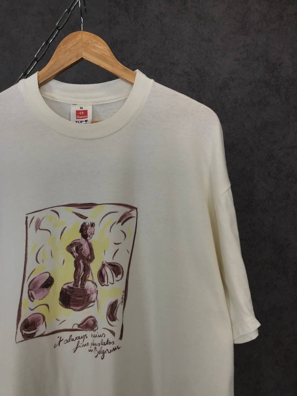 Hanes Art vintage Hanes tee Size US XL / EU 56 / 4 - 2 Thumbnail