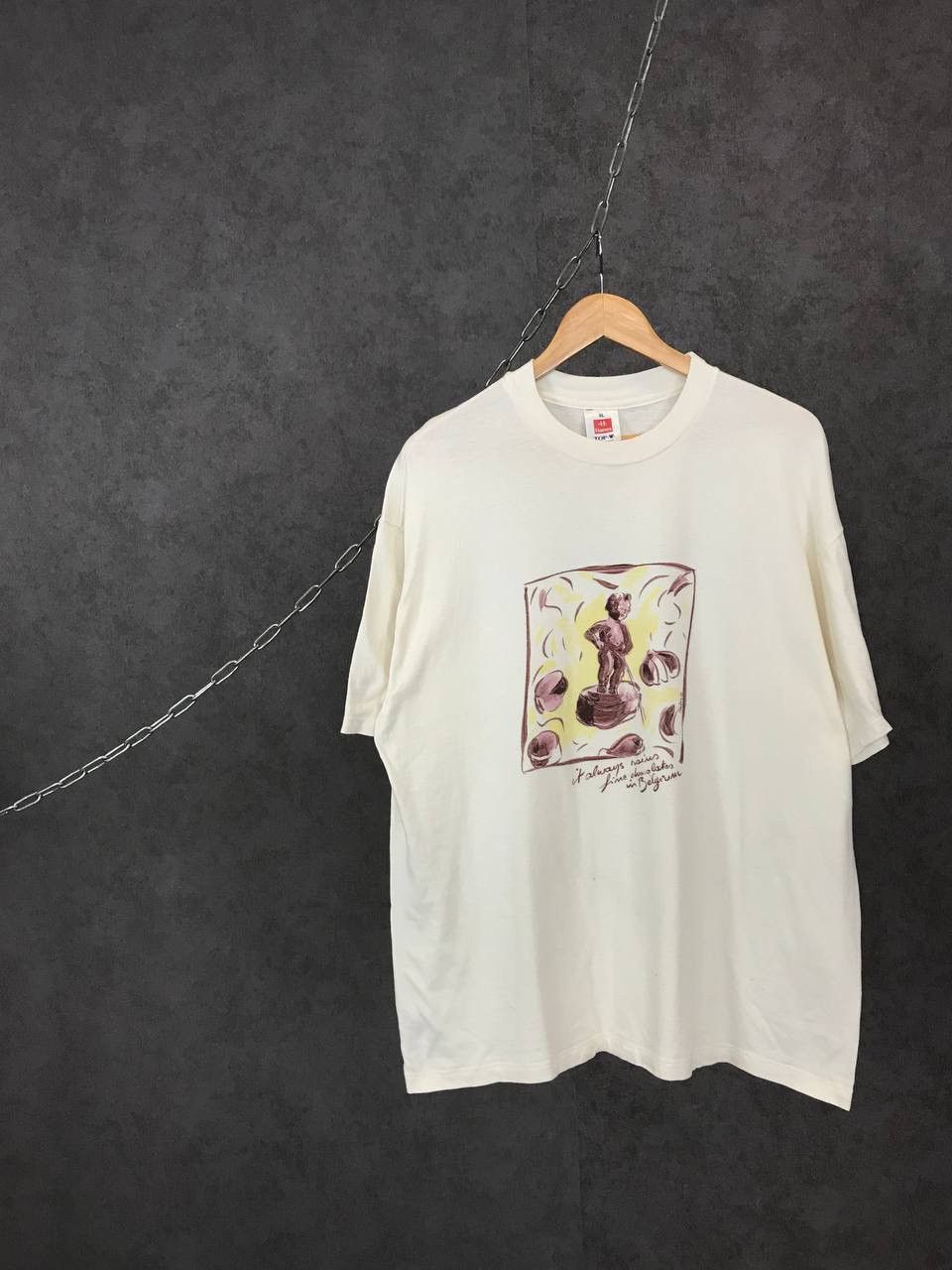 Hanes Art vintage Hanes tee Size US XL / EU 56 / 4 - 1 Thumbnail