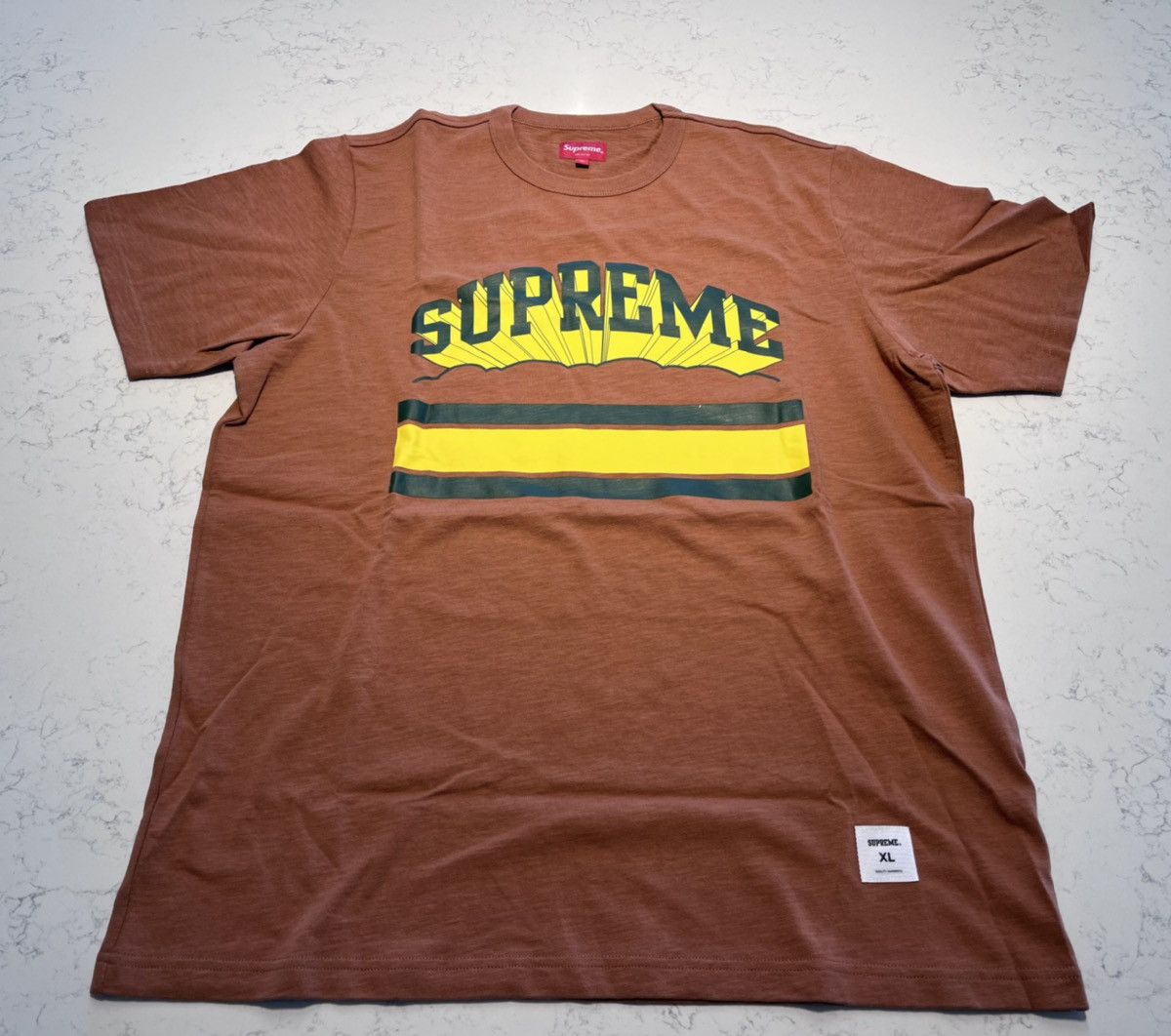 Supreme Cloud Arc Tee Rust