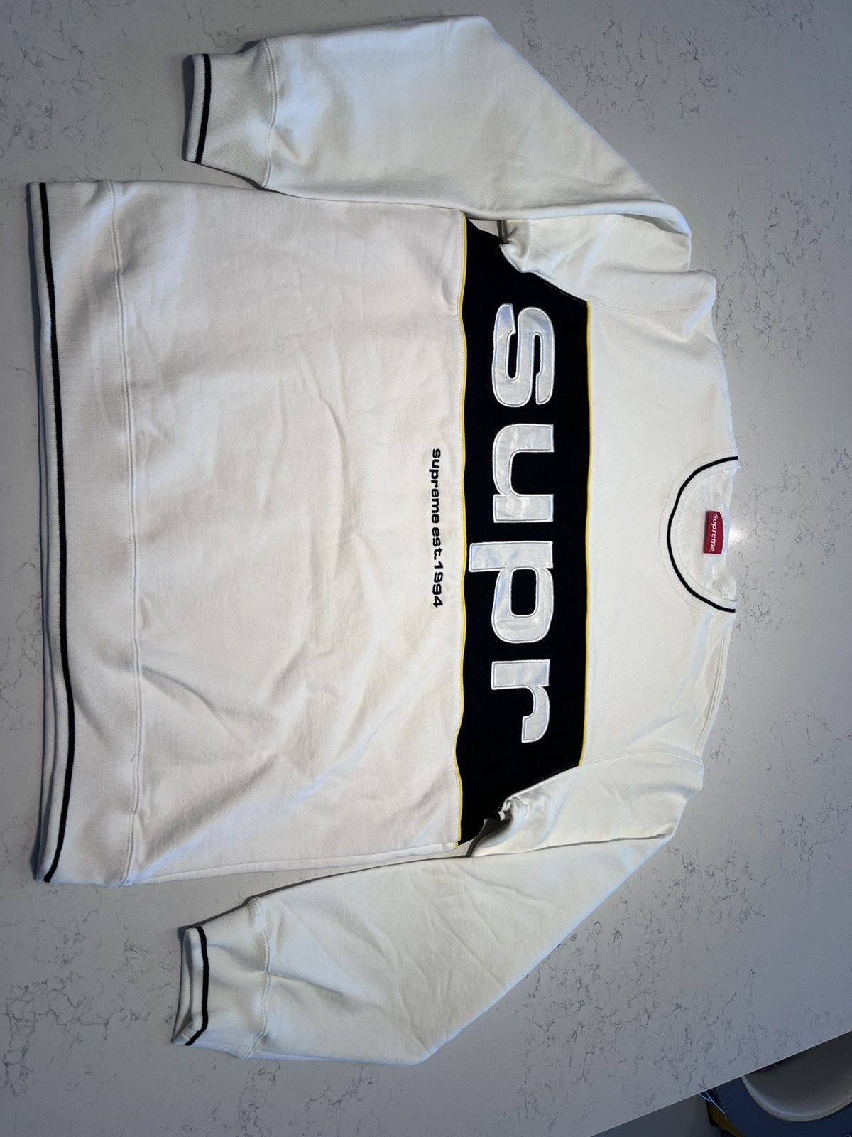 Supreme Piping Crewneck FW19