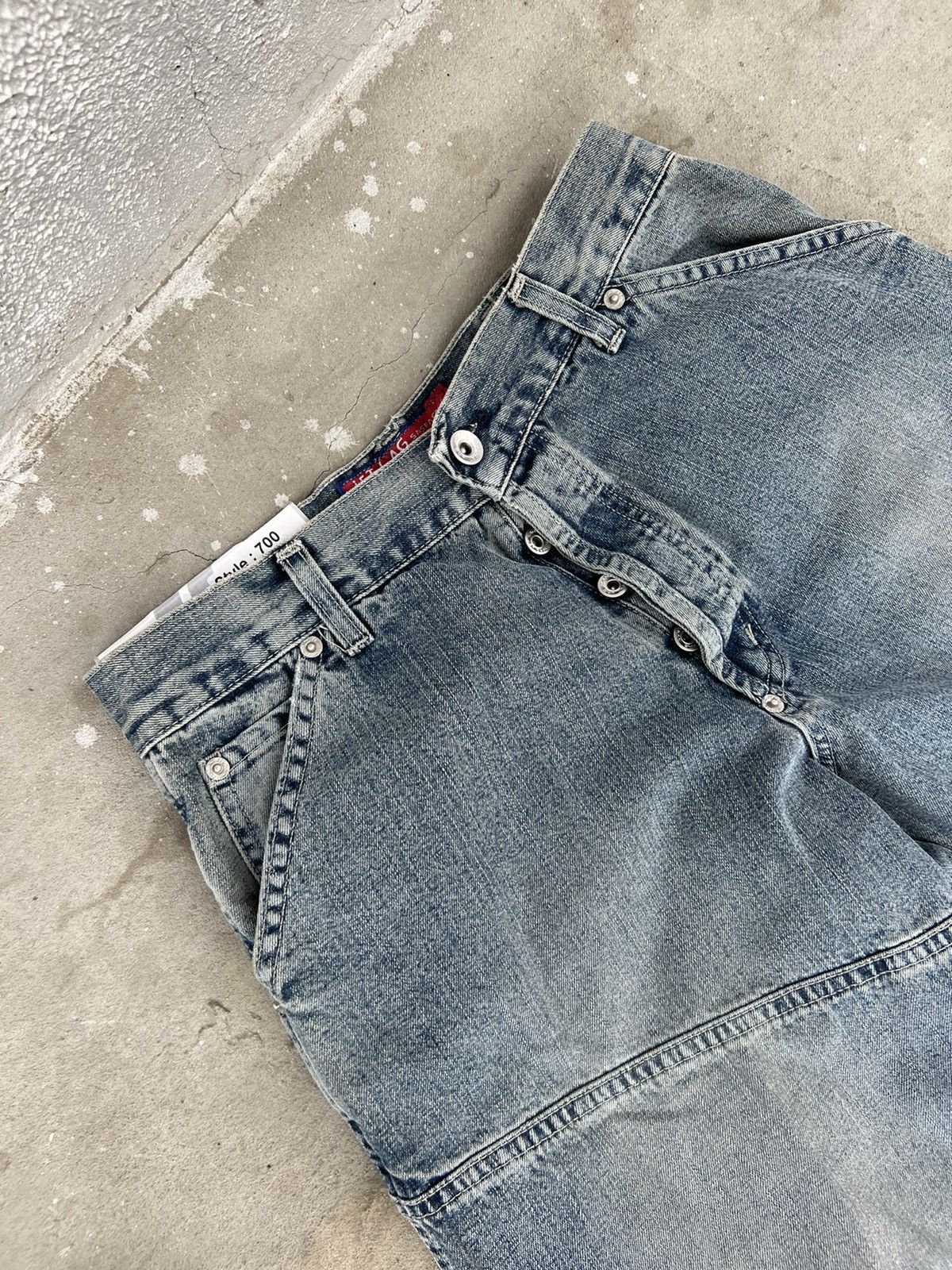 Japanese Brand Vintage Jet Lag Double Knee Jeans Size US 29 - 9 Thumbnail