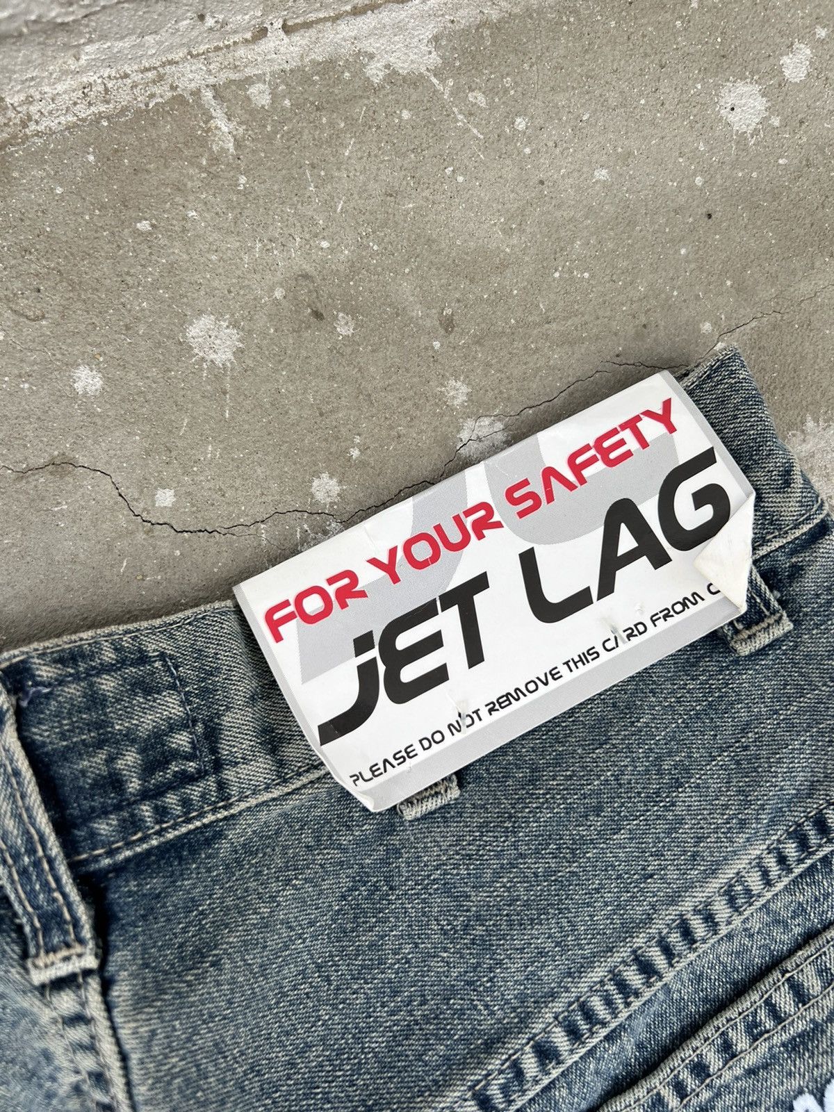 Japanese Brand Vintage Jet Lag Double Knee Jeans Size US 29 - 14 Thumbnail