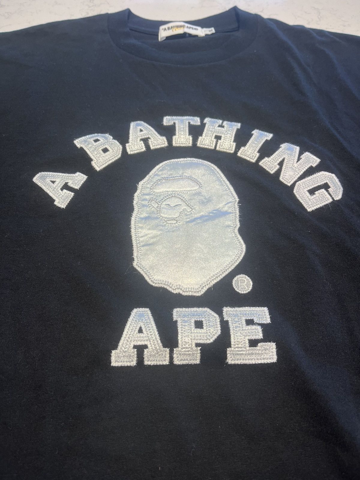 A Bathing Ape Classics Chrome College Tee