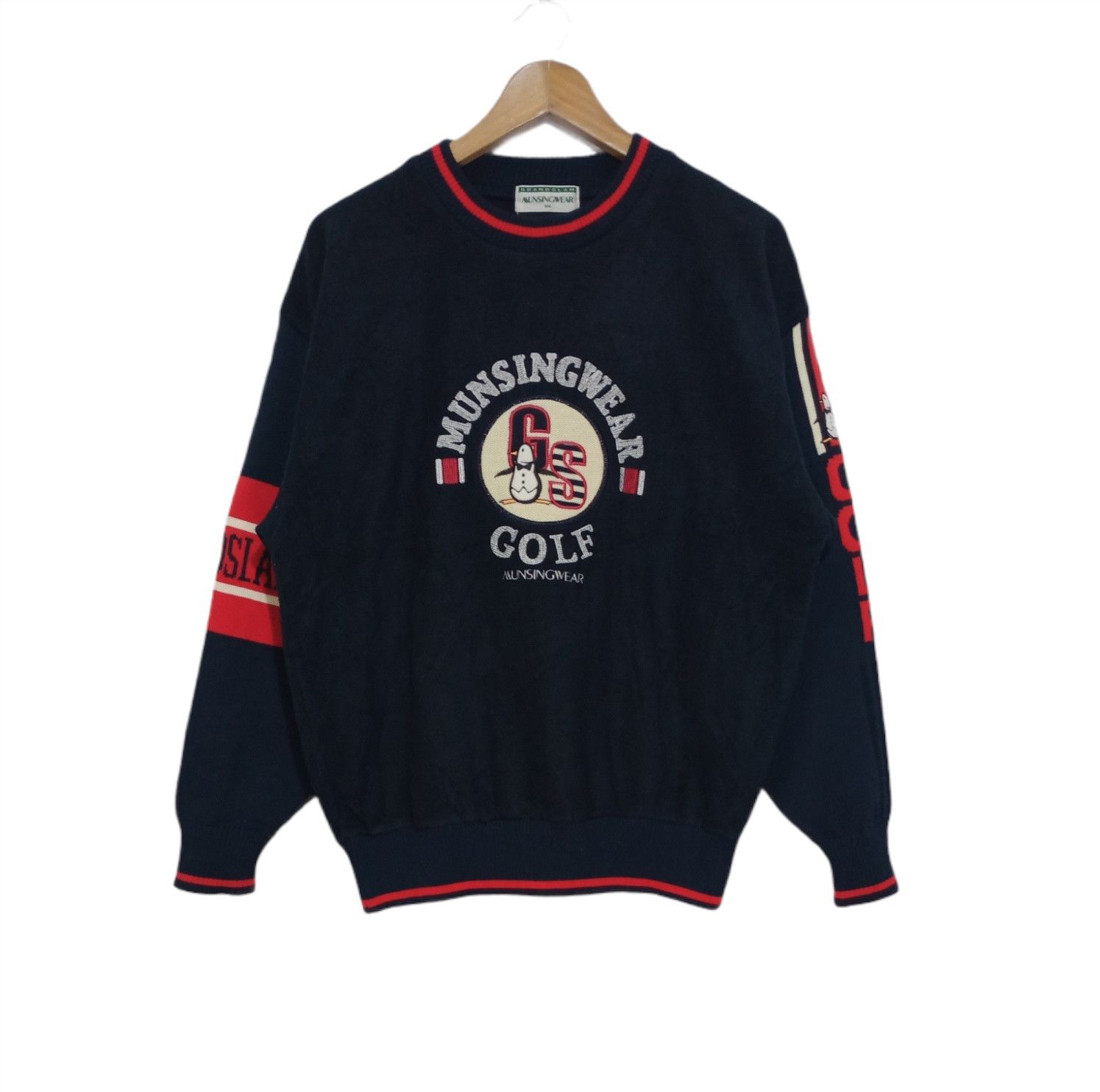 90s Munsingwear GOLF Grandslam Big Logo Embroidery