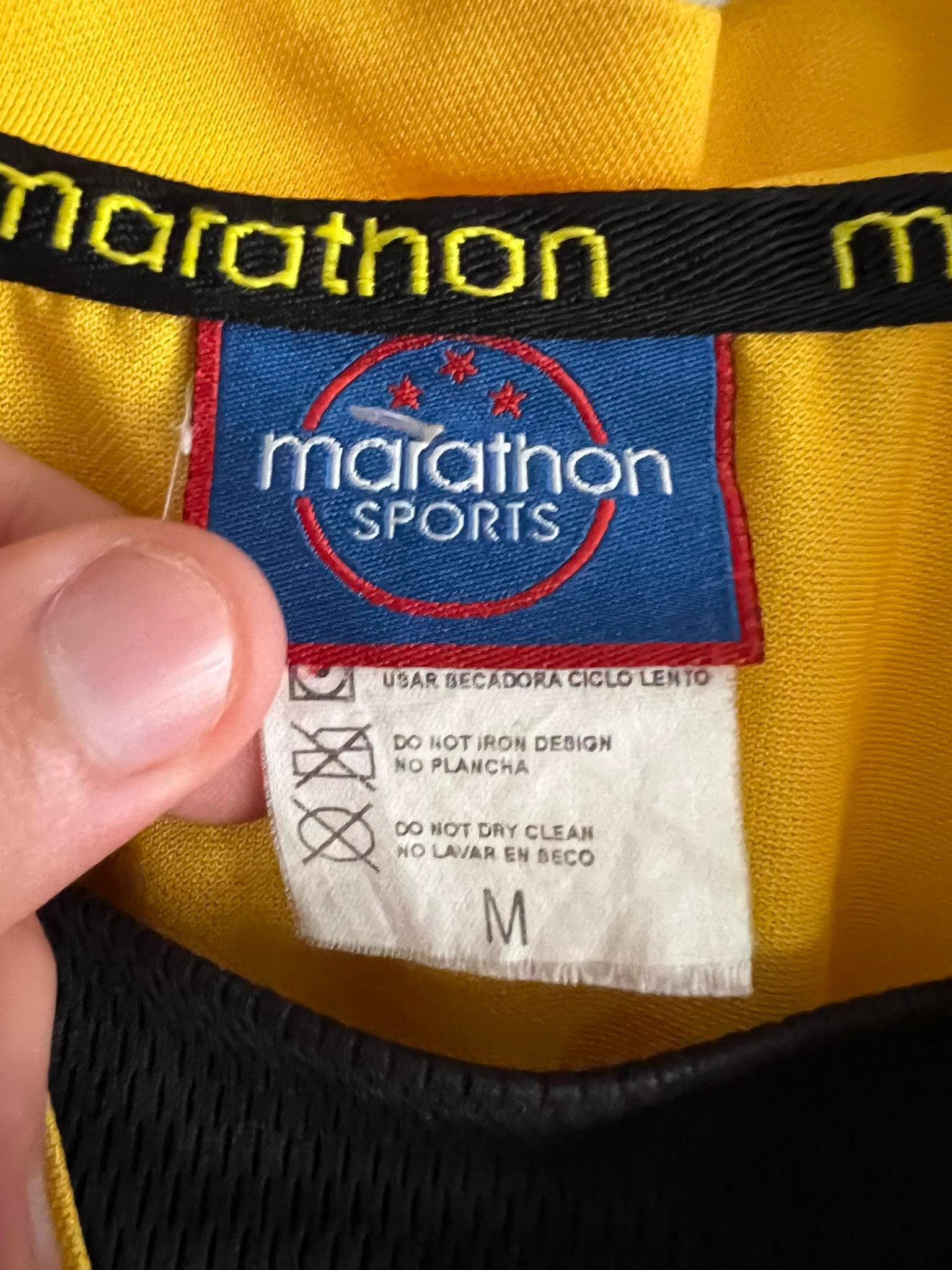Vintage Barcelona SC (Ecuador) 2003 Home Shirt MARATHON Size US M / EU 48-50 / 2 - 3 Thumbnail